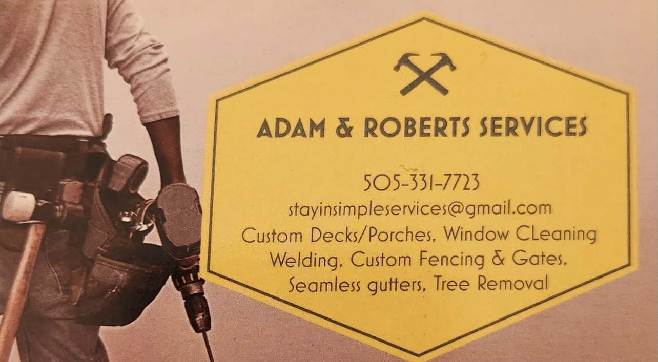 Adam and Roberts Services Logo