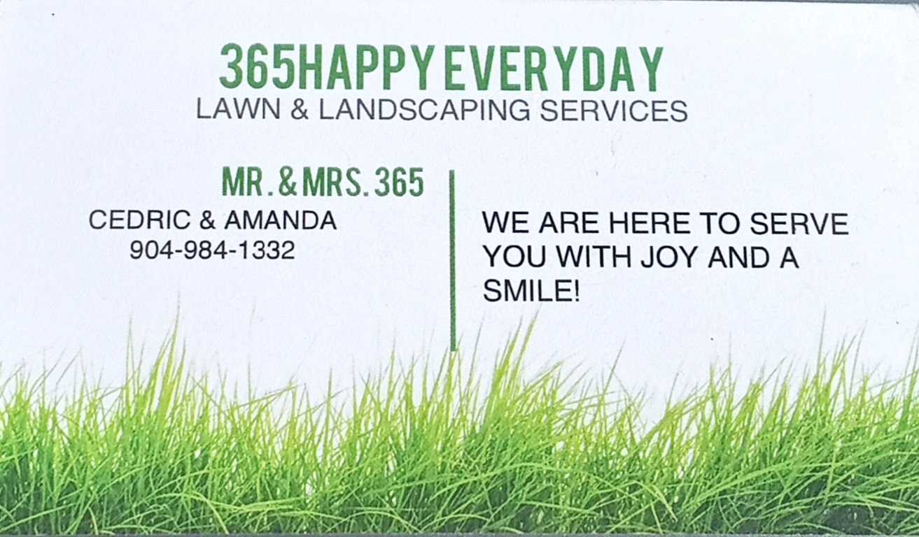 365 Happy Everyday Lawn and Landscape Service Logo