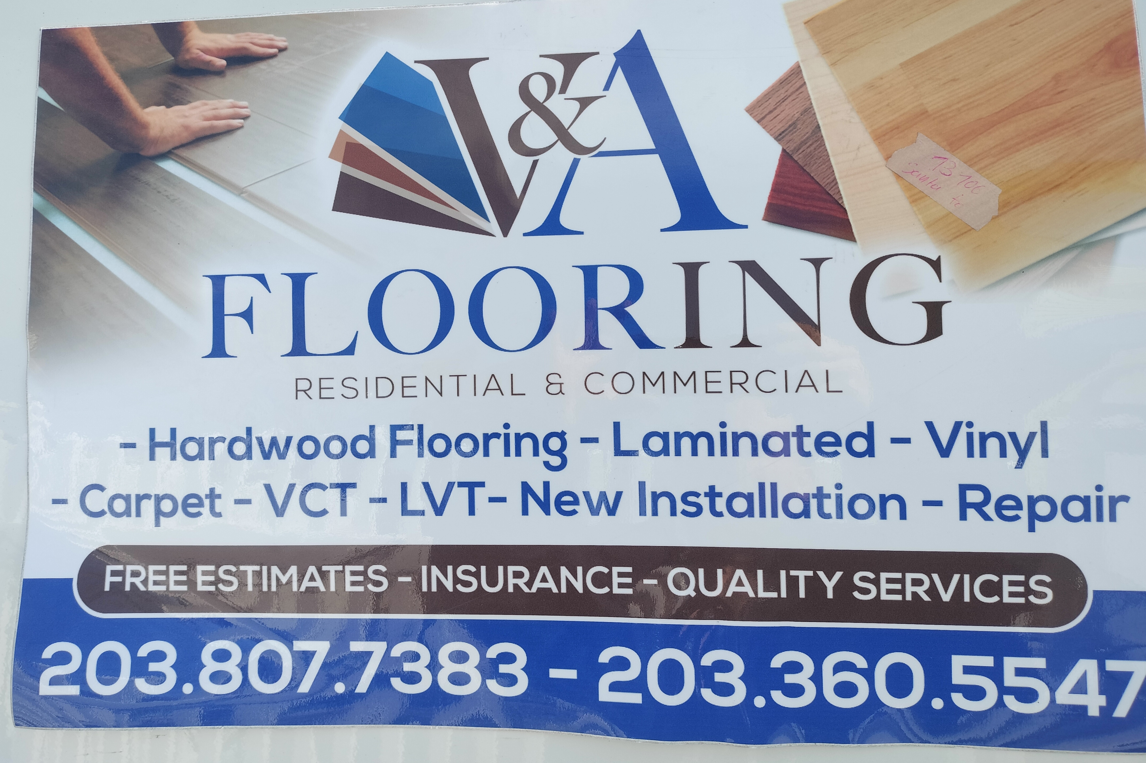 V&A Flooring Logo