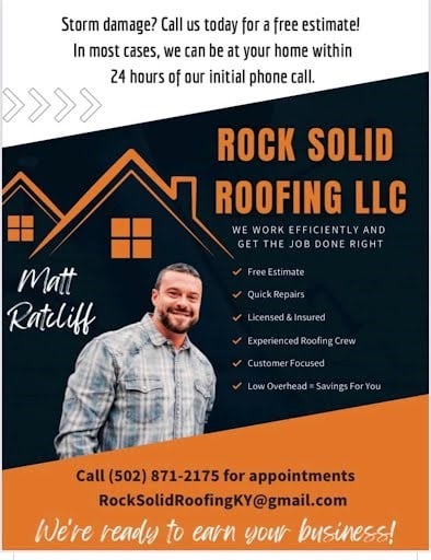 Rock Solid Roofing Limited Liability Company Logo