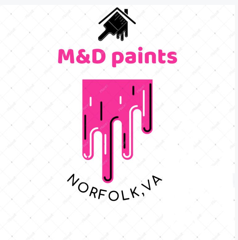 M & D Paint Logo