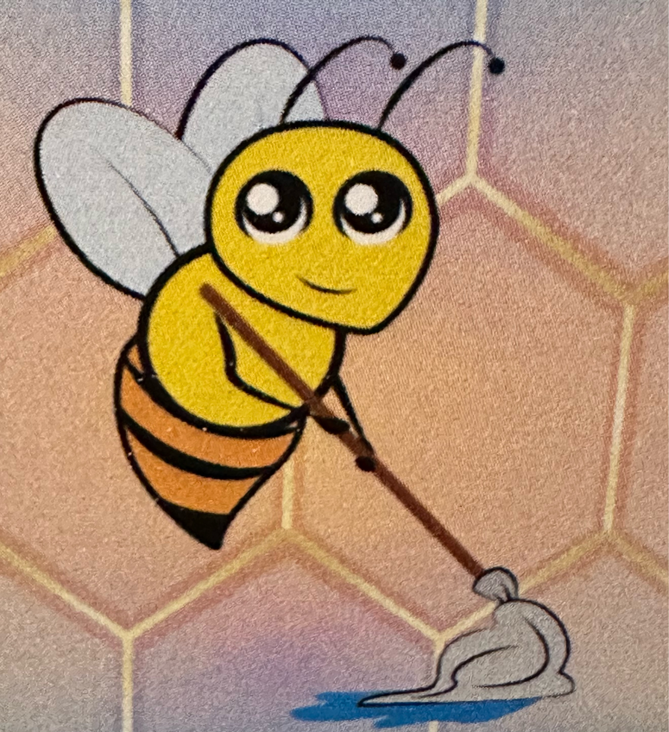 Honey Bees Cleaning Logo