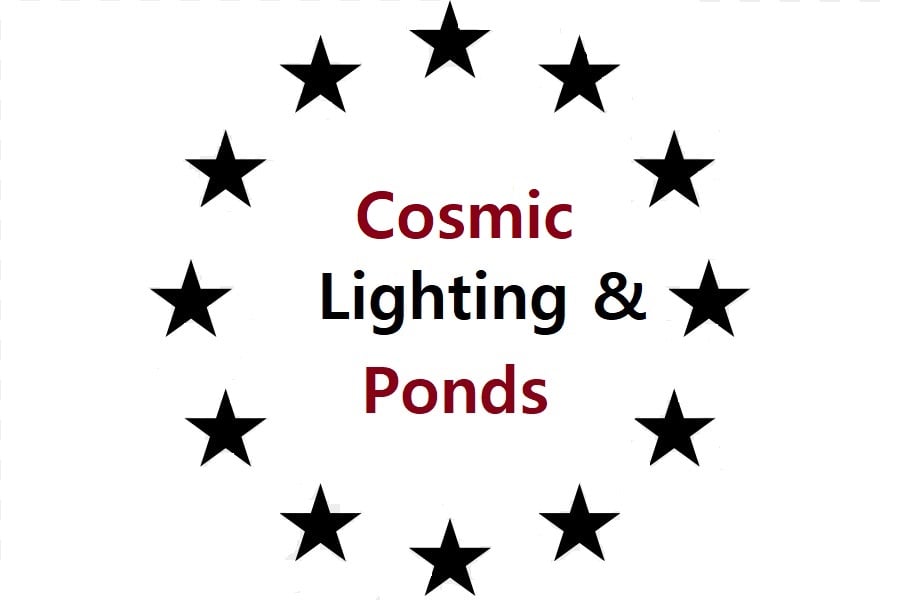 Cosmic Lighting & Ponds Logo