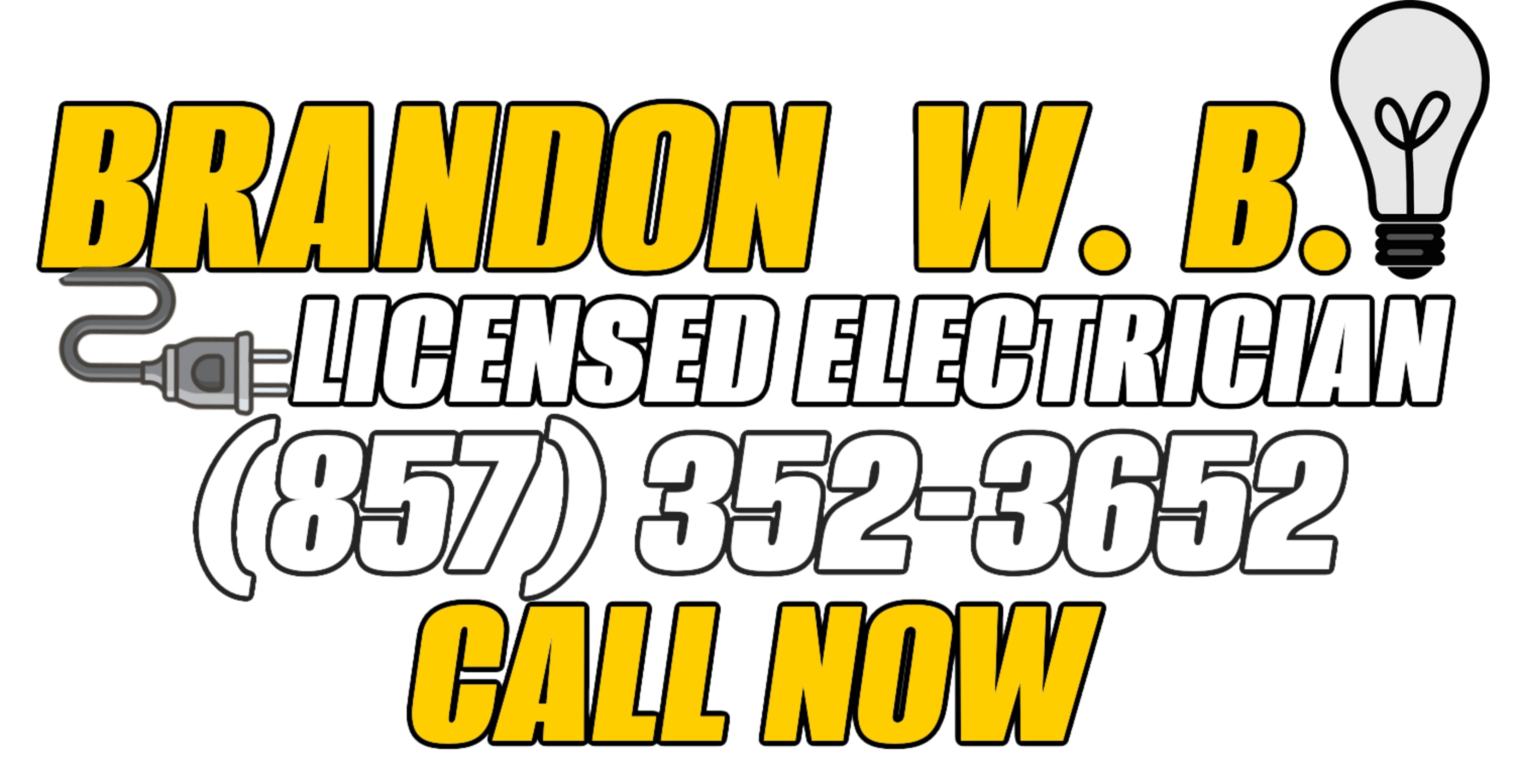 Brandon W.B. Licensed Electrician Logo