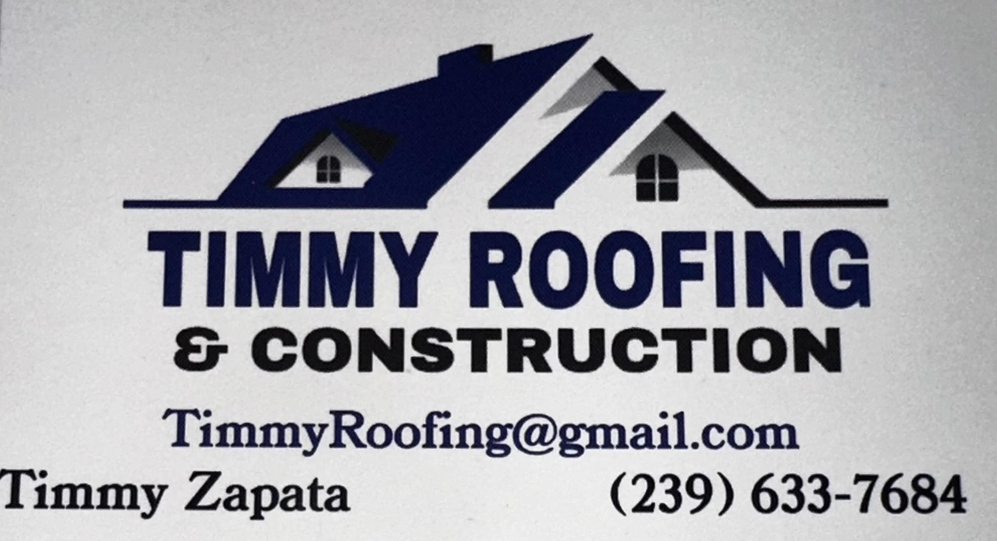 Timmy Roofing and Construction Logo