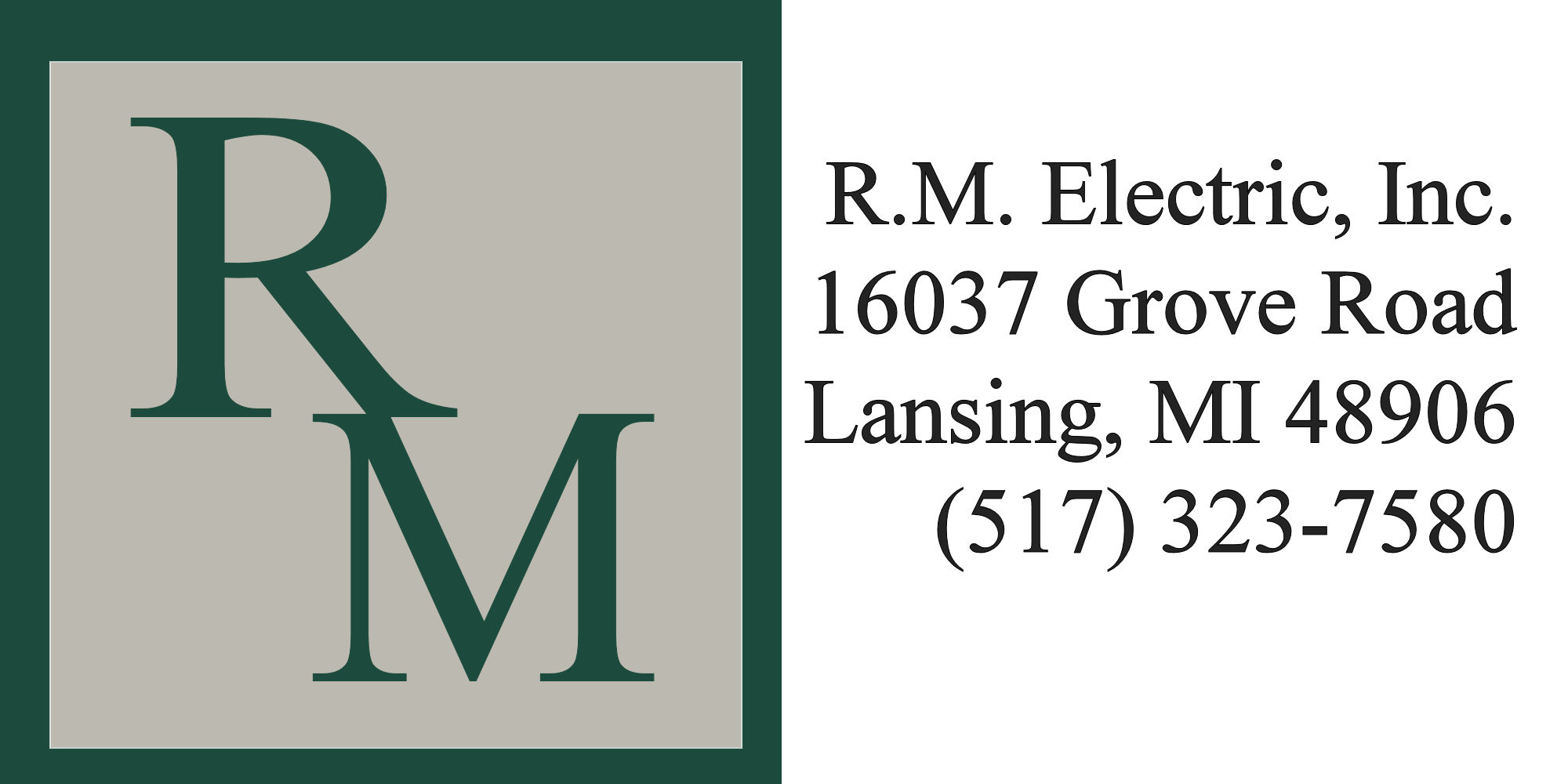 R.M. Electric, Inc. Logo