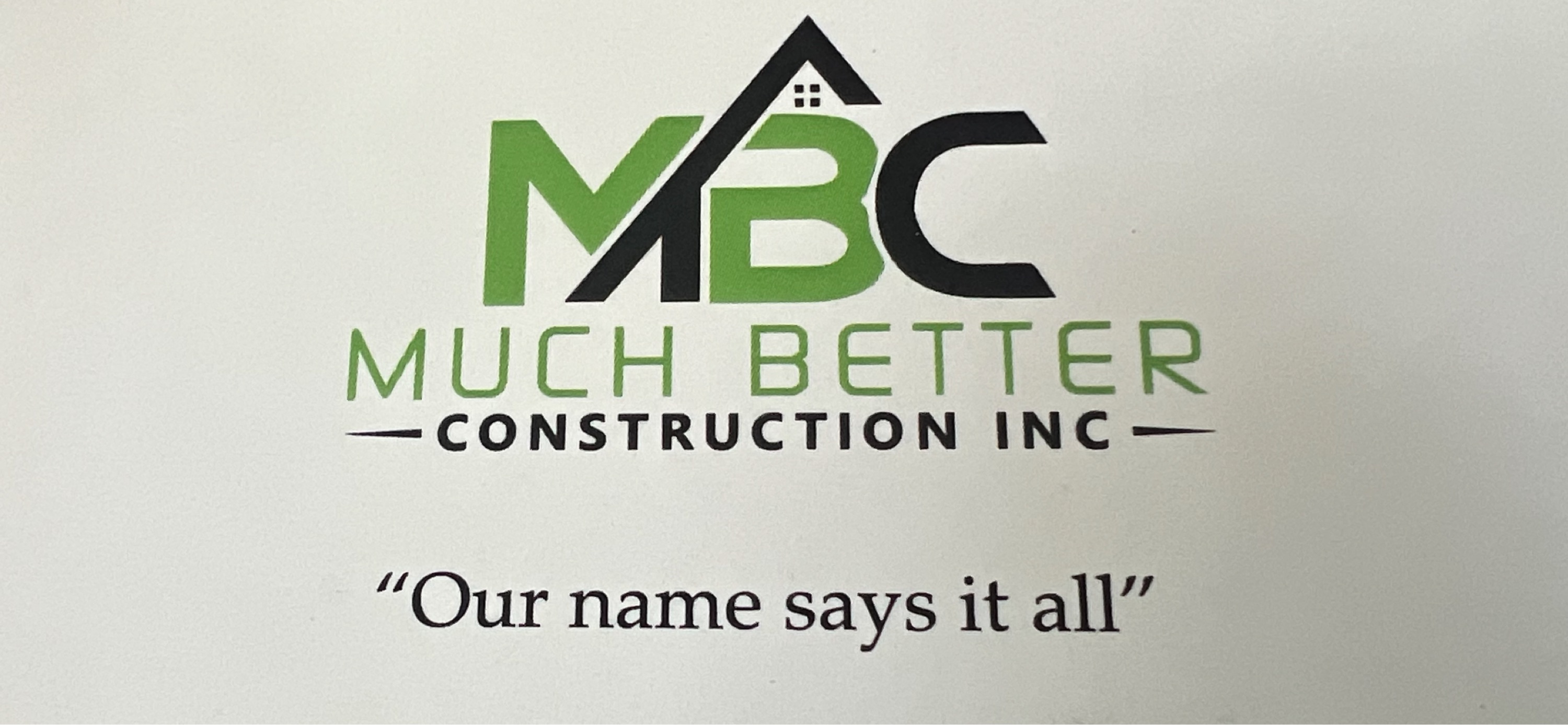 Much Better Construction, Inc. Logo