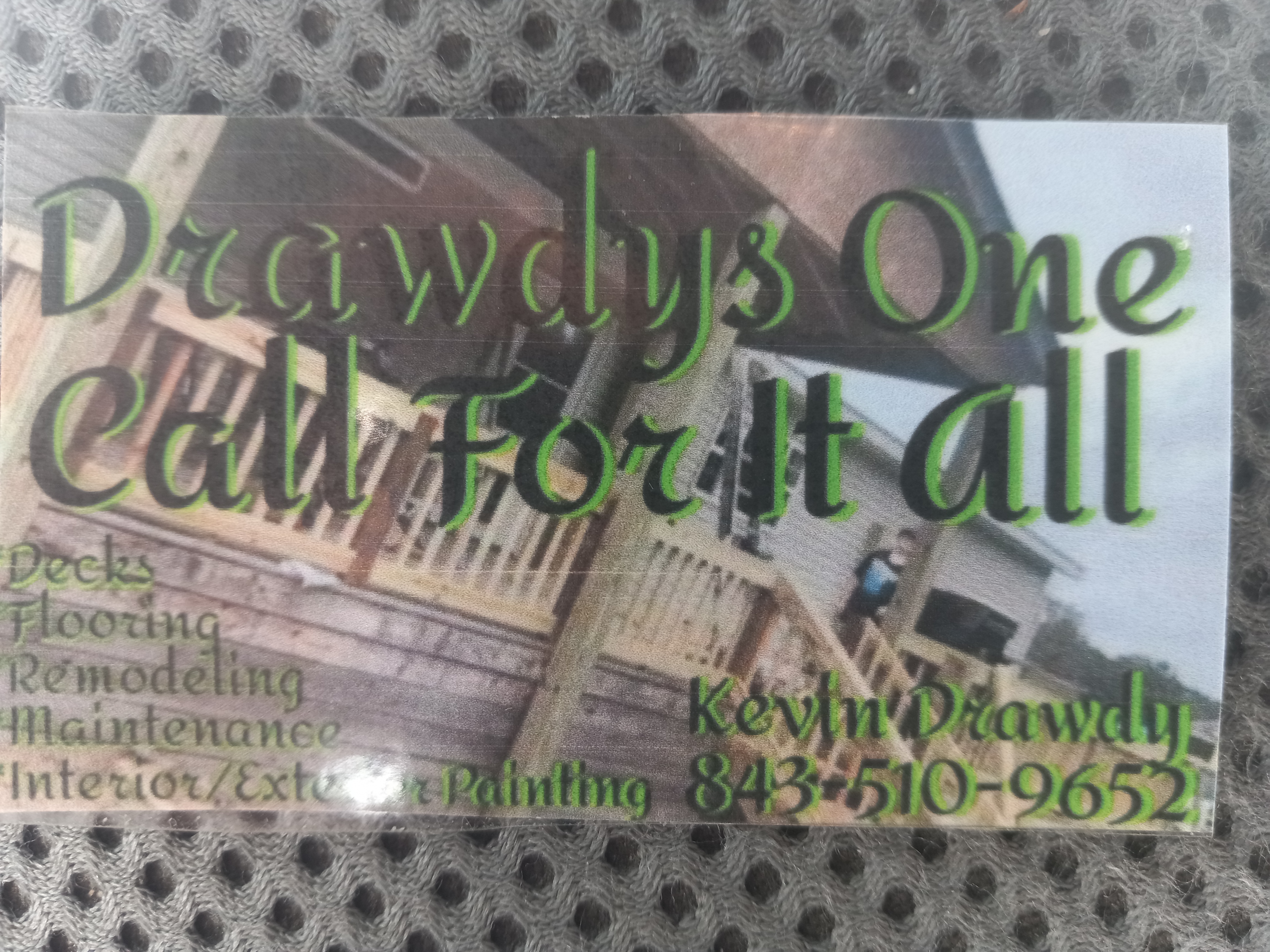 Drawdy's One Call for it All Logo