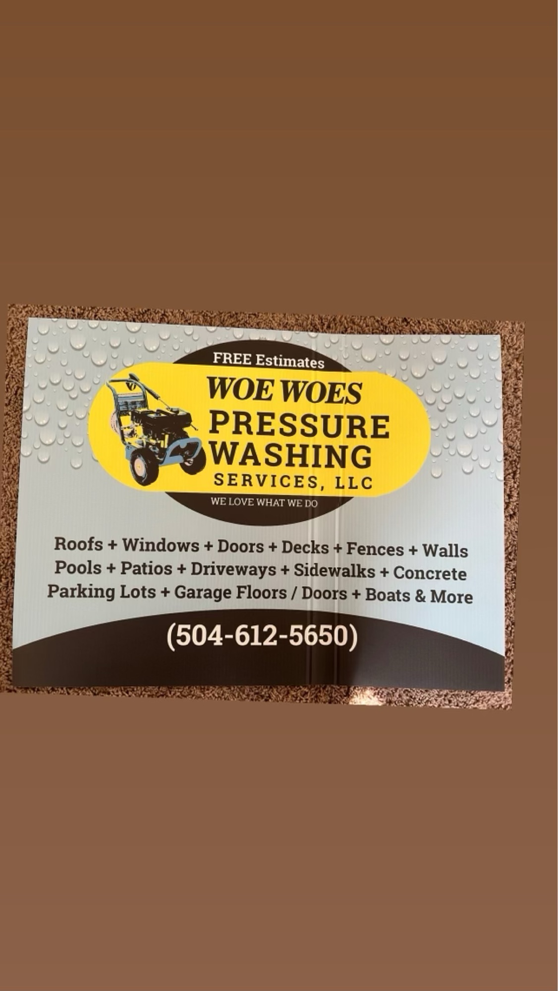 Woewoes Home Services Logo