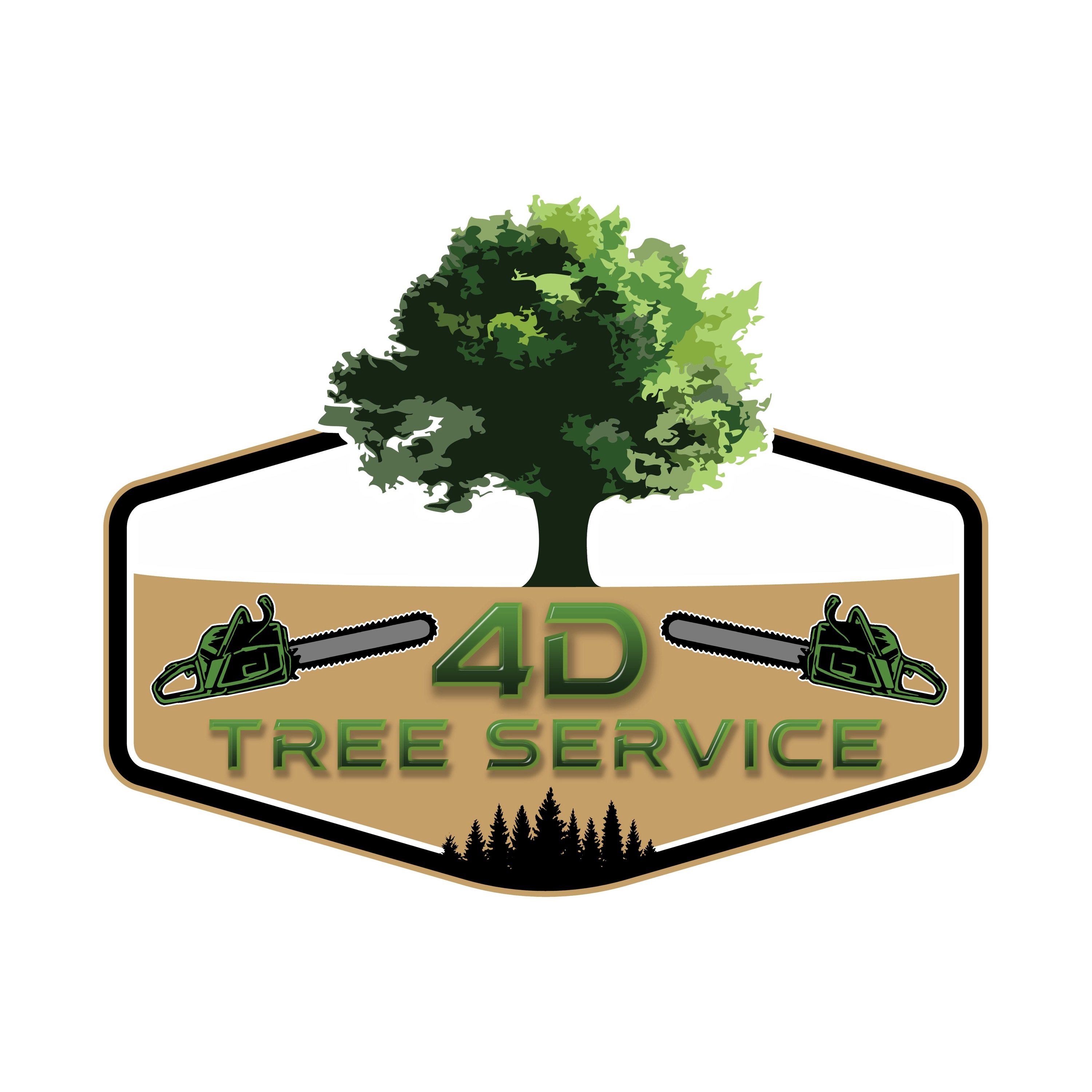 4D Tree Service Logo