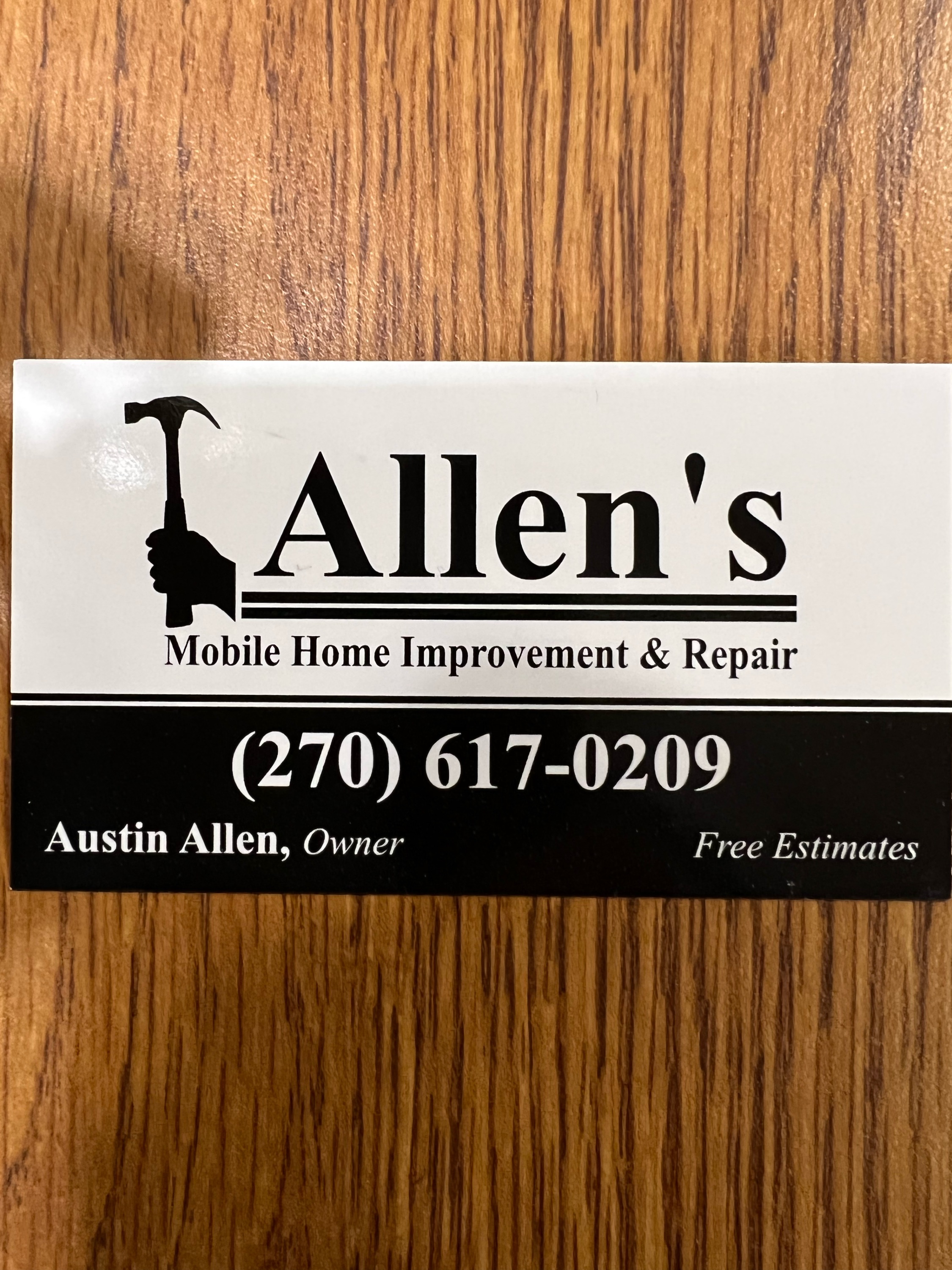Allen's Mobile Home Improvement & Repair Logo