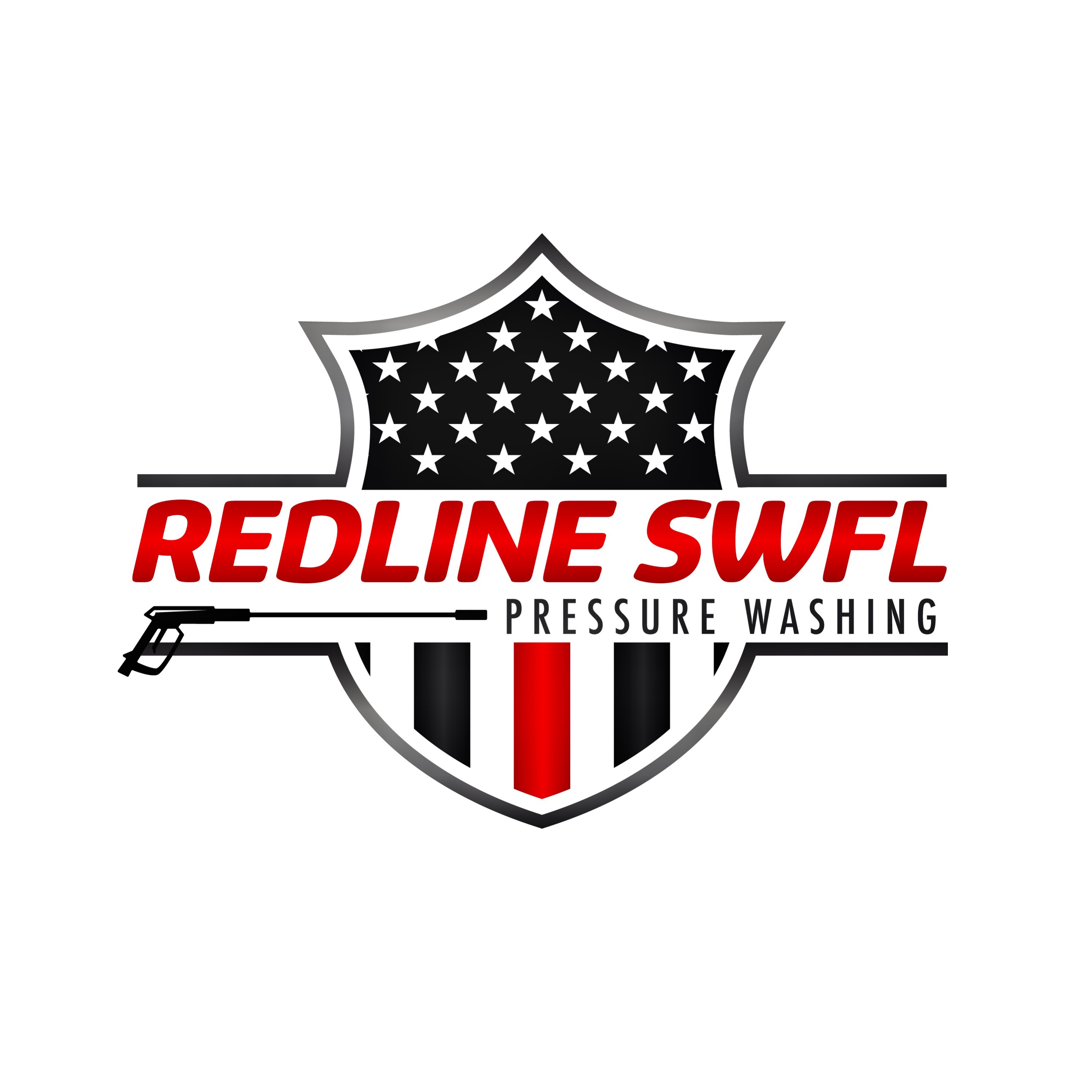 Redline SWFL Pressure Washing Logo