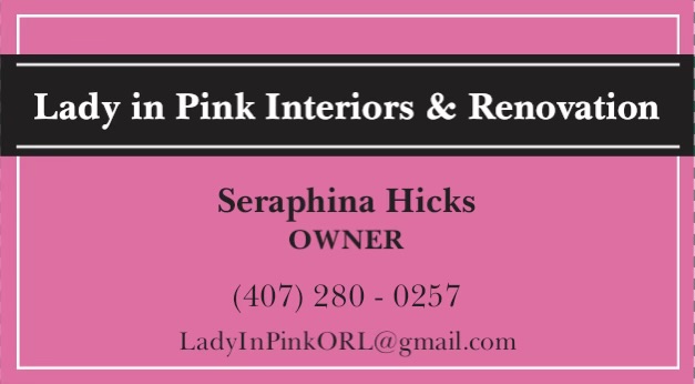Lady in Pink Interiors & Renovations Logo