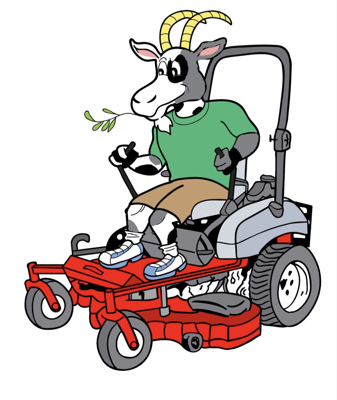 Goat Lawn & Landscaping Logo