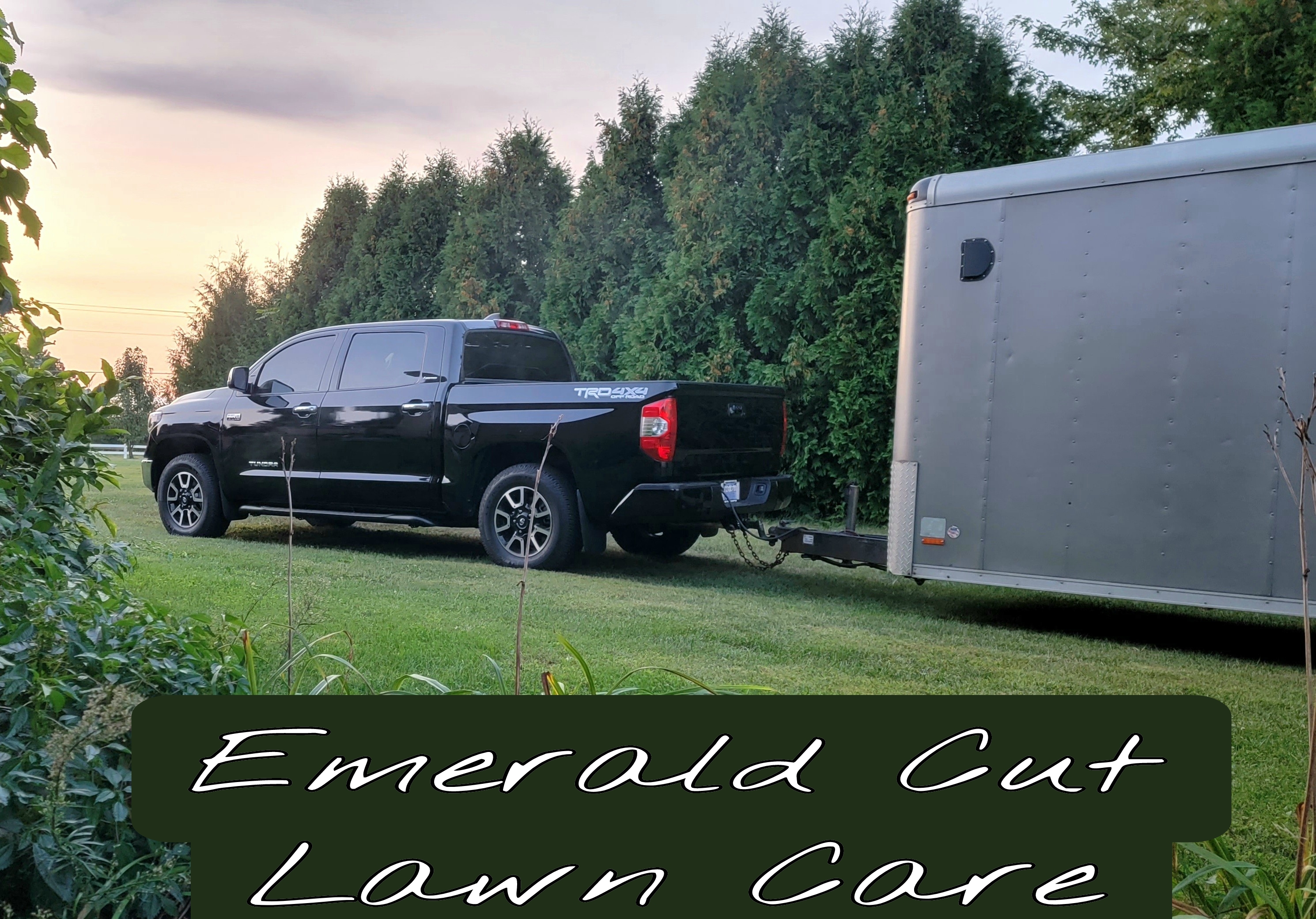 Emerald Cut Lawn Care Logo