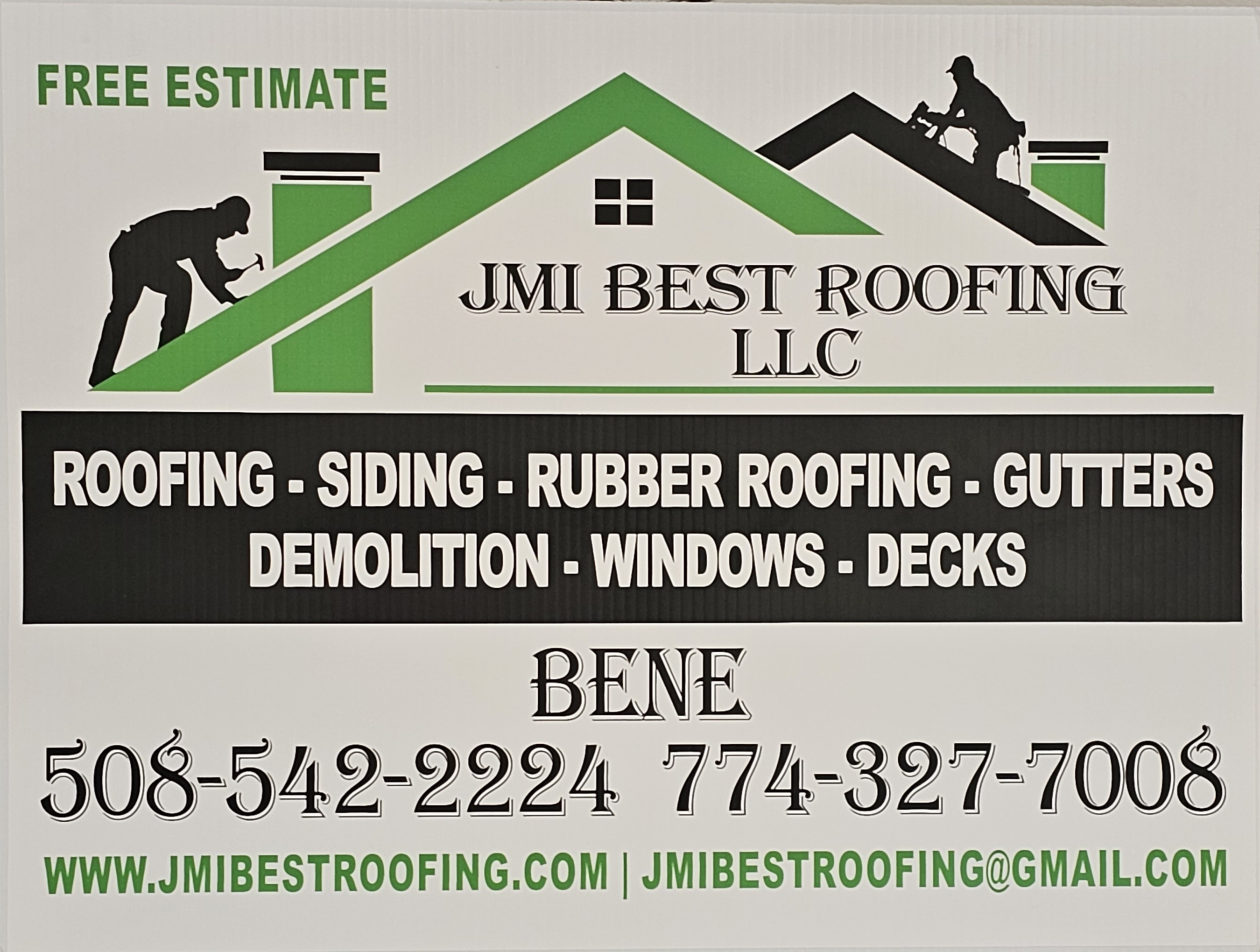JMI Best Roofing Logo