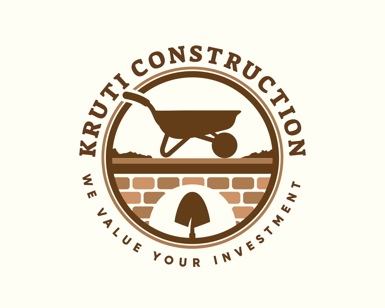 Kruti Construction Logo