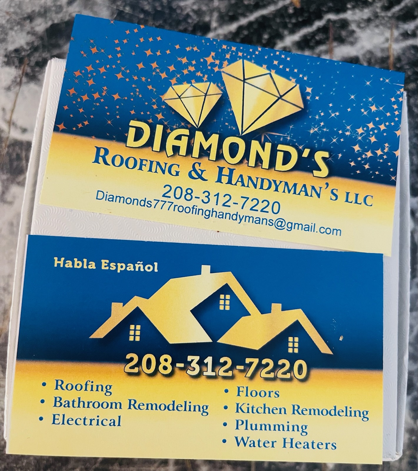Diamond's Roofing & Handyman's, LLC Logo