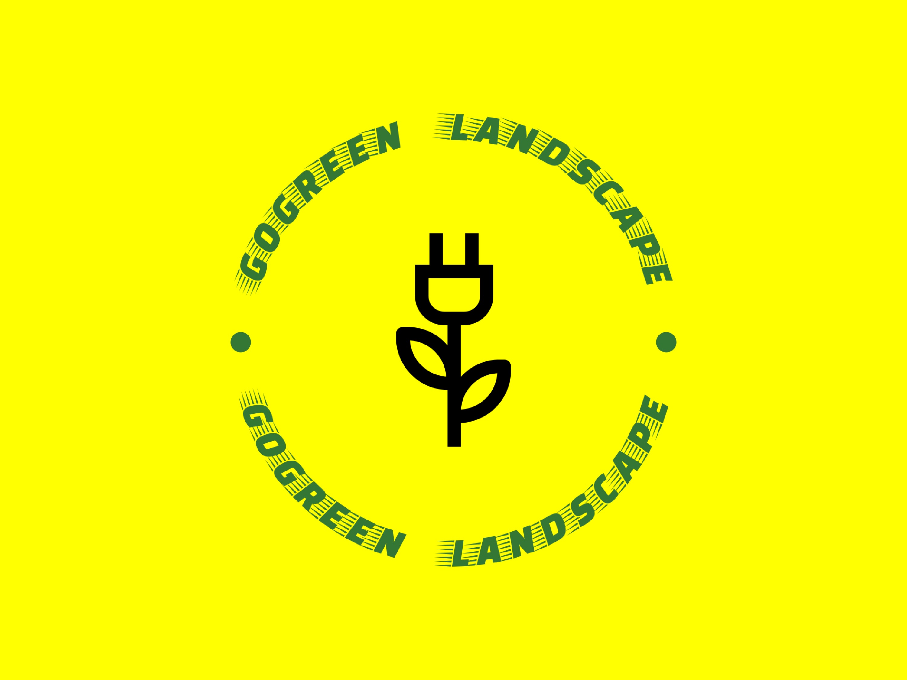 Go Green Landscape Logo