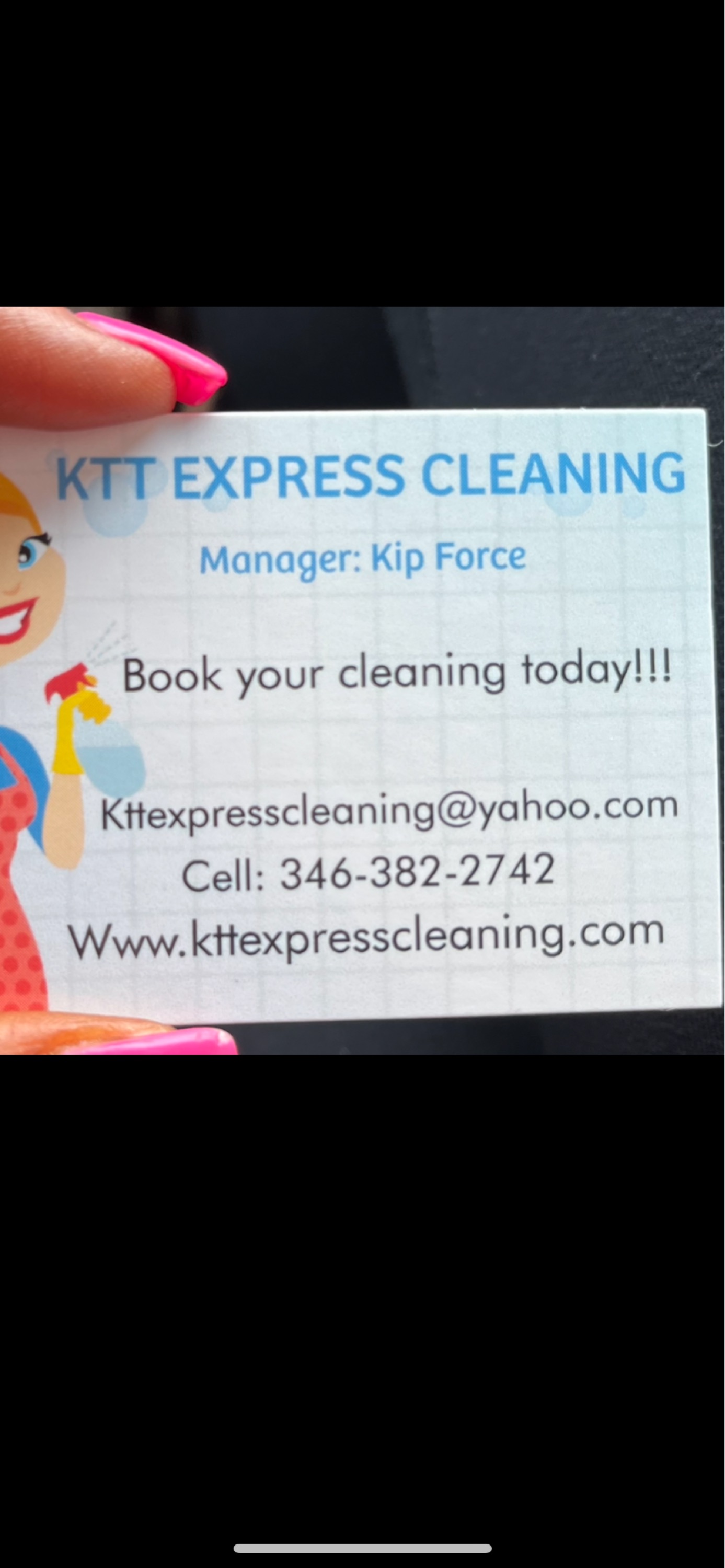 KTT Express Cleaning Logo