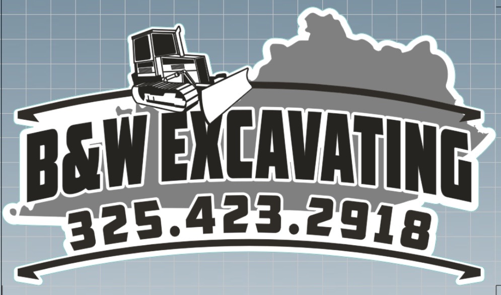 B and W Excavating Logo