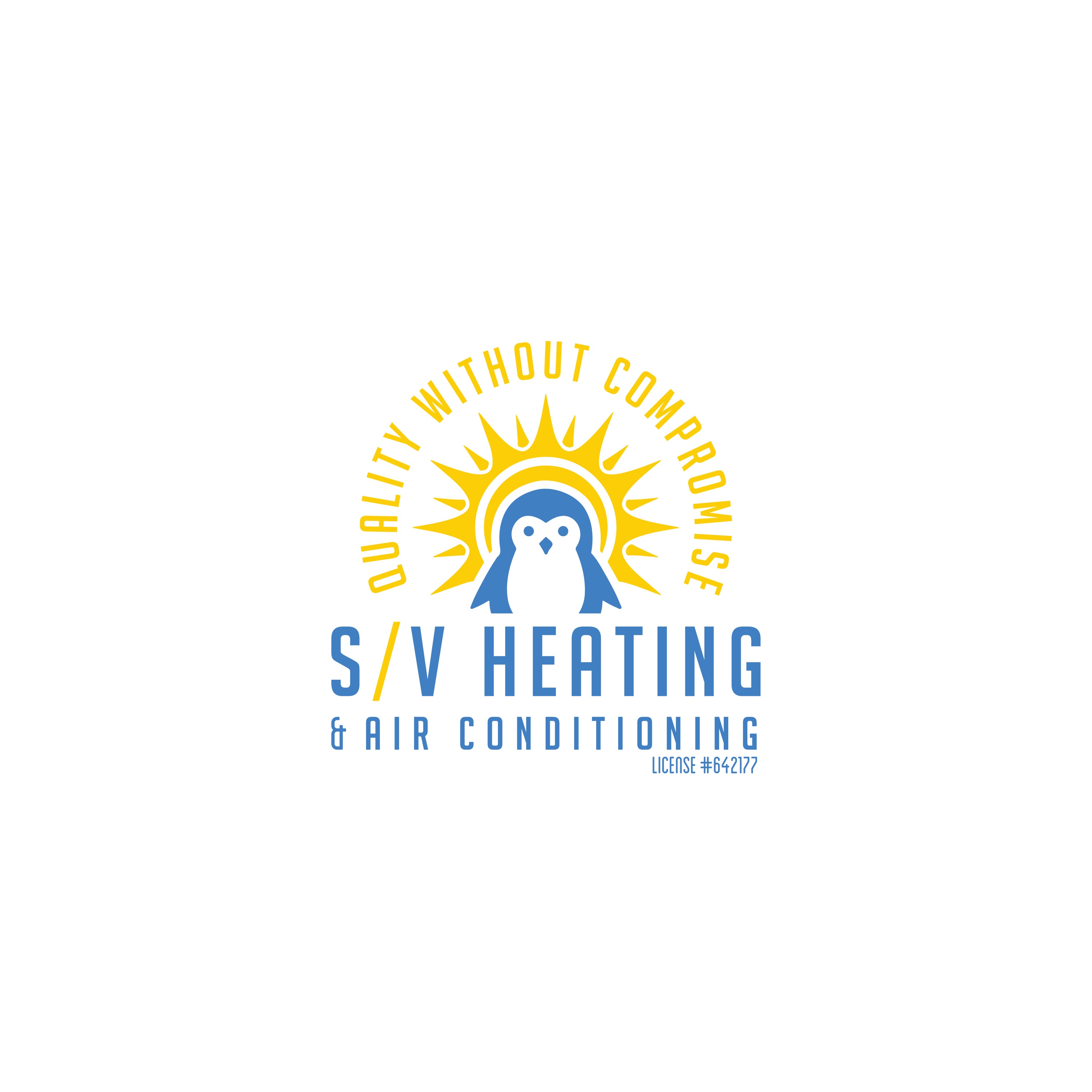 S.V. Heating and Air Conditioning Logo