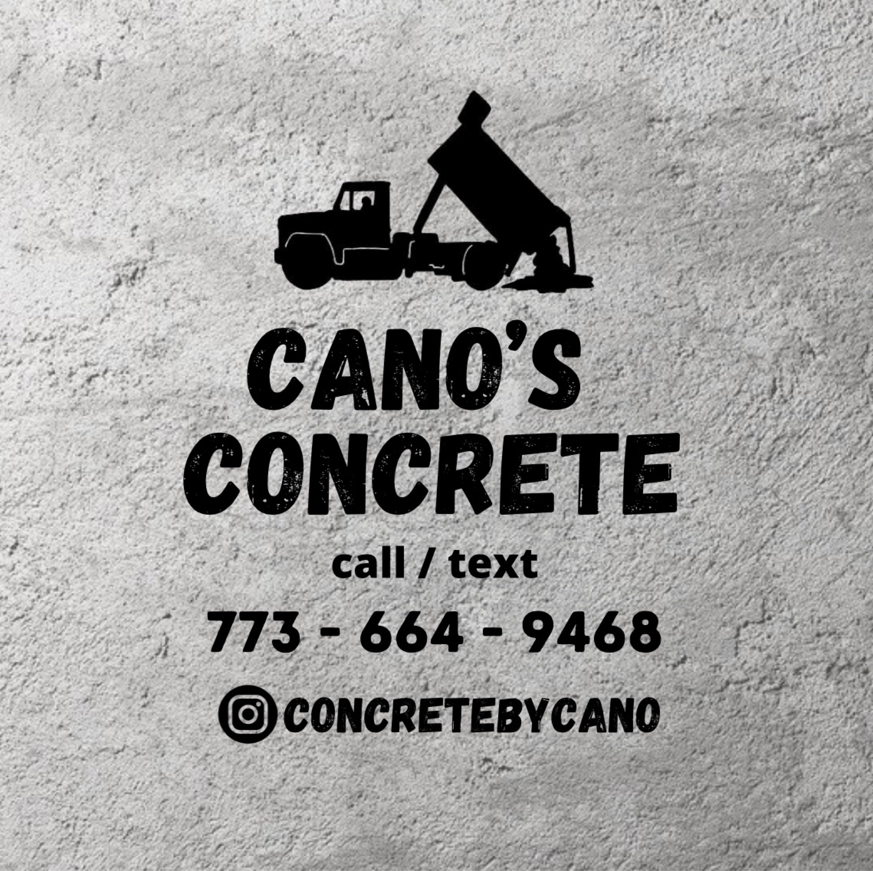 Cano's Concrete Logo