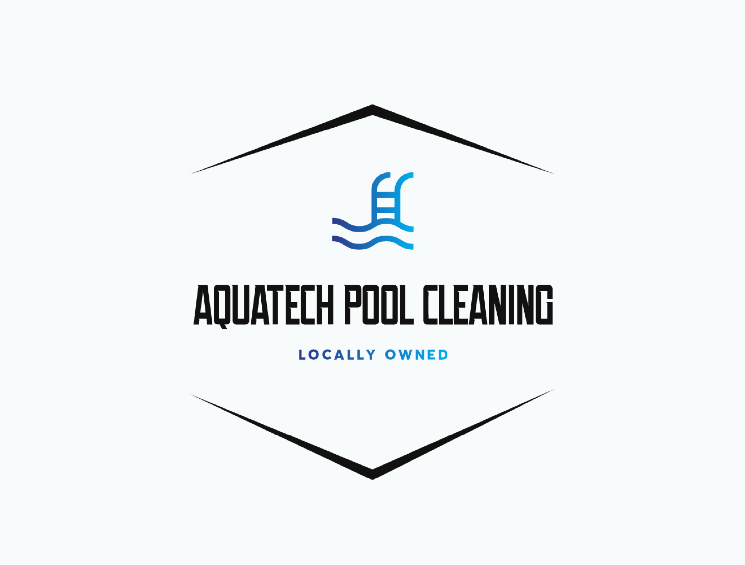 AquaTech Pool Cleaning Logo