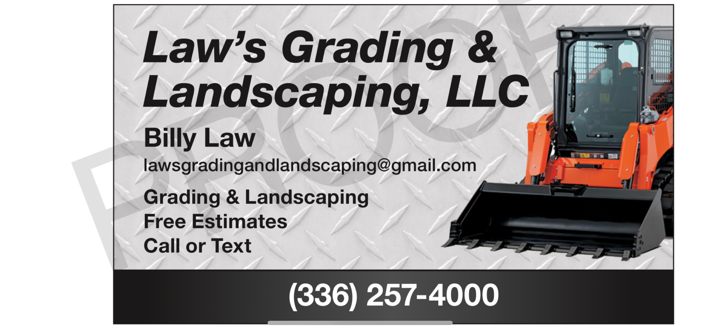 Law's Grading and Landscaping, LLC Logo