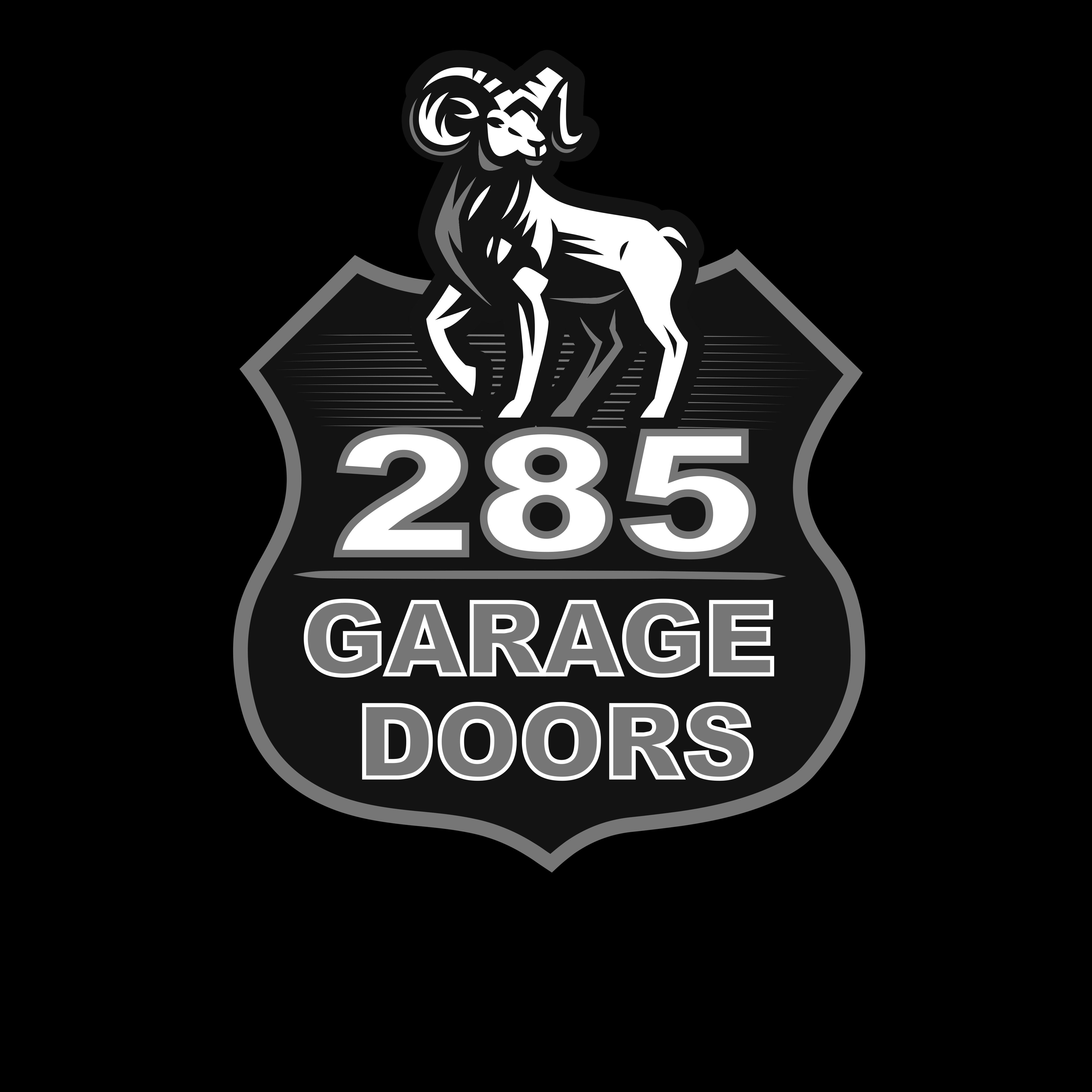285 Garage Doors Logo