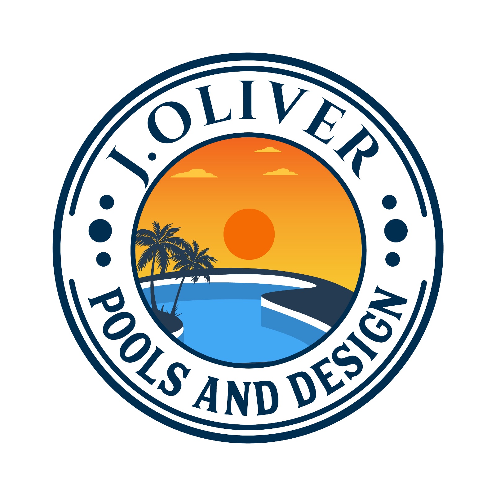 J. Oliver Pools Logo