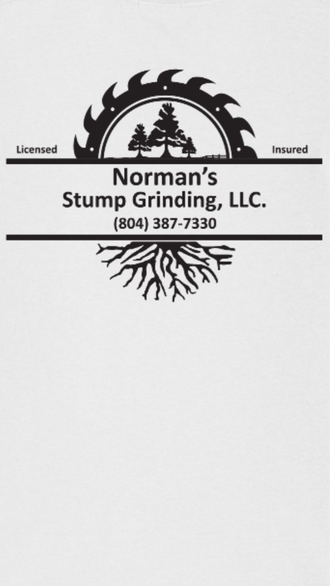 Normans Stump Grinding Logo
