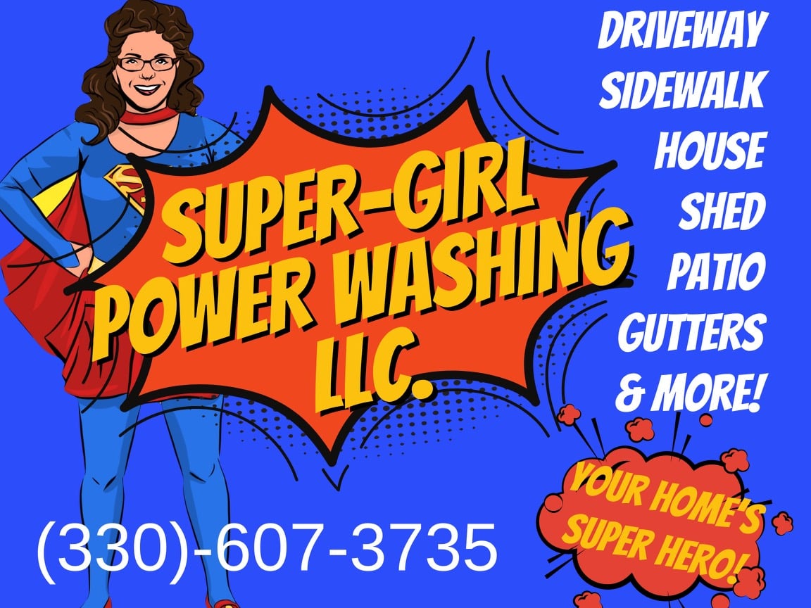 Super Girl Power Washing, LLC Logo