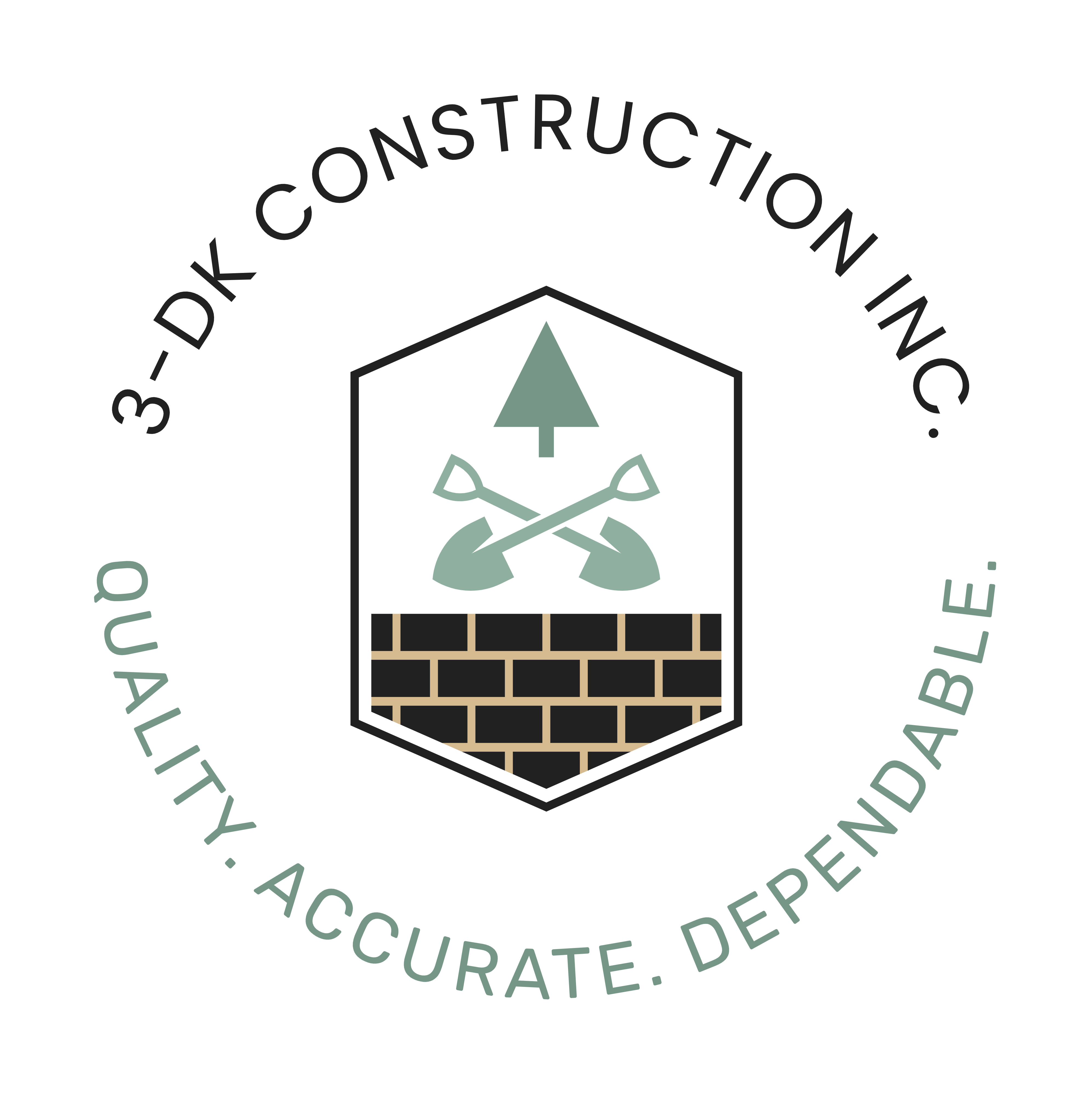 3-DK Construction Inc Logo