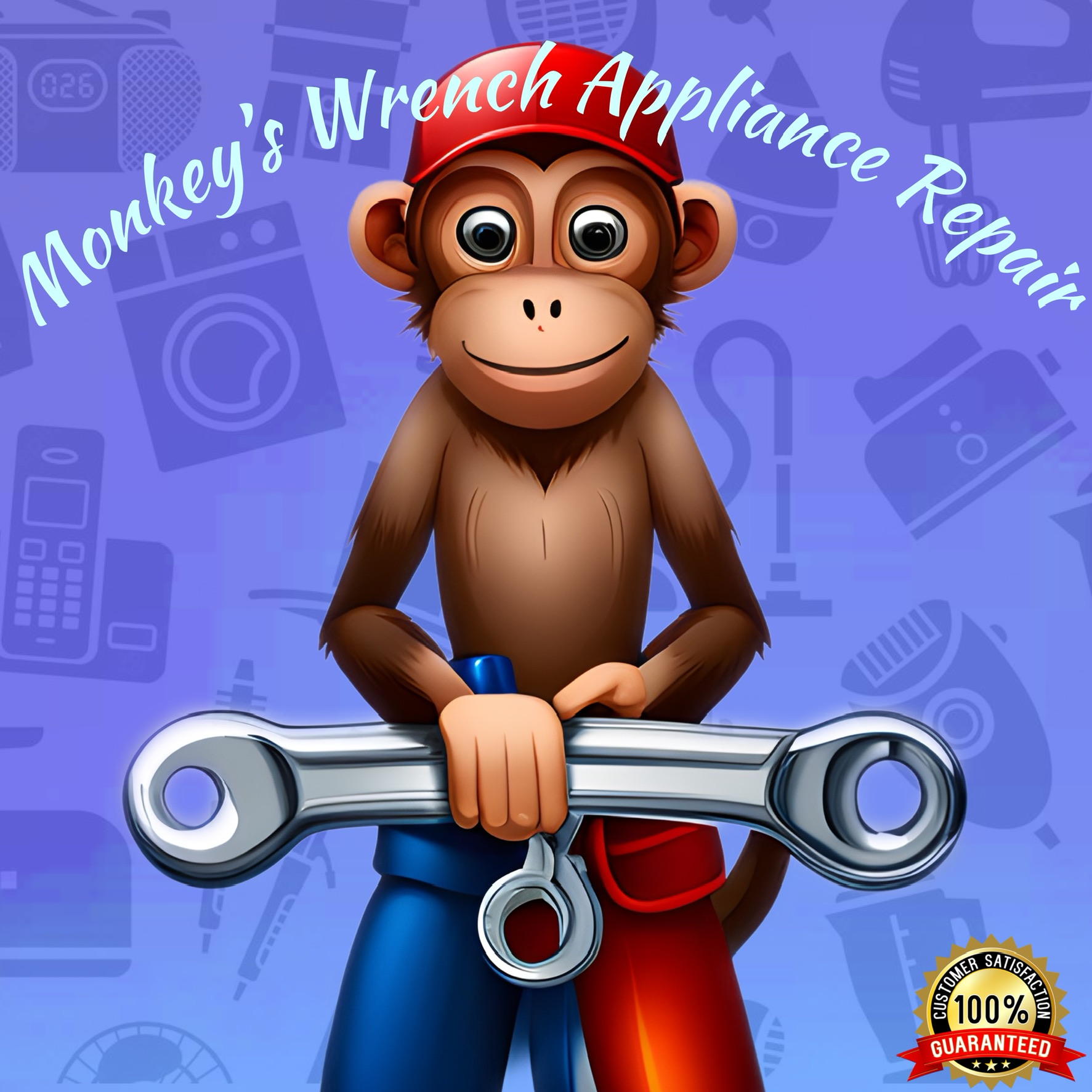 Monkey's Wrench Appliance Repair Logo