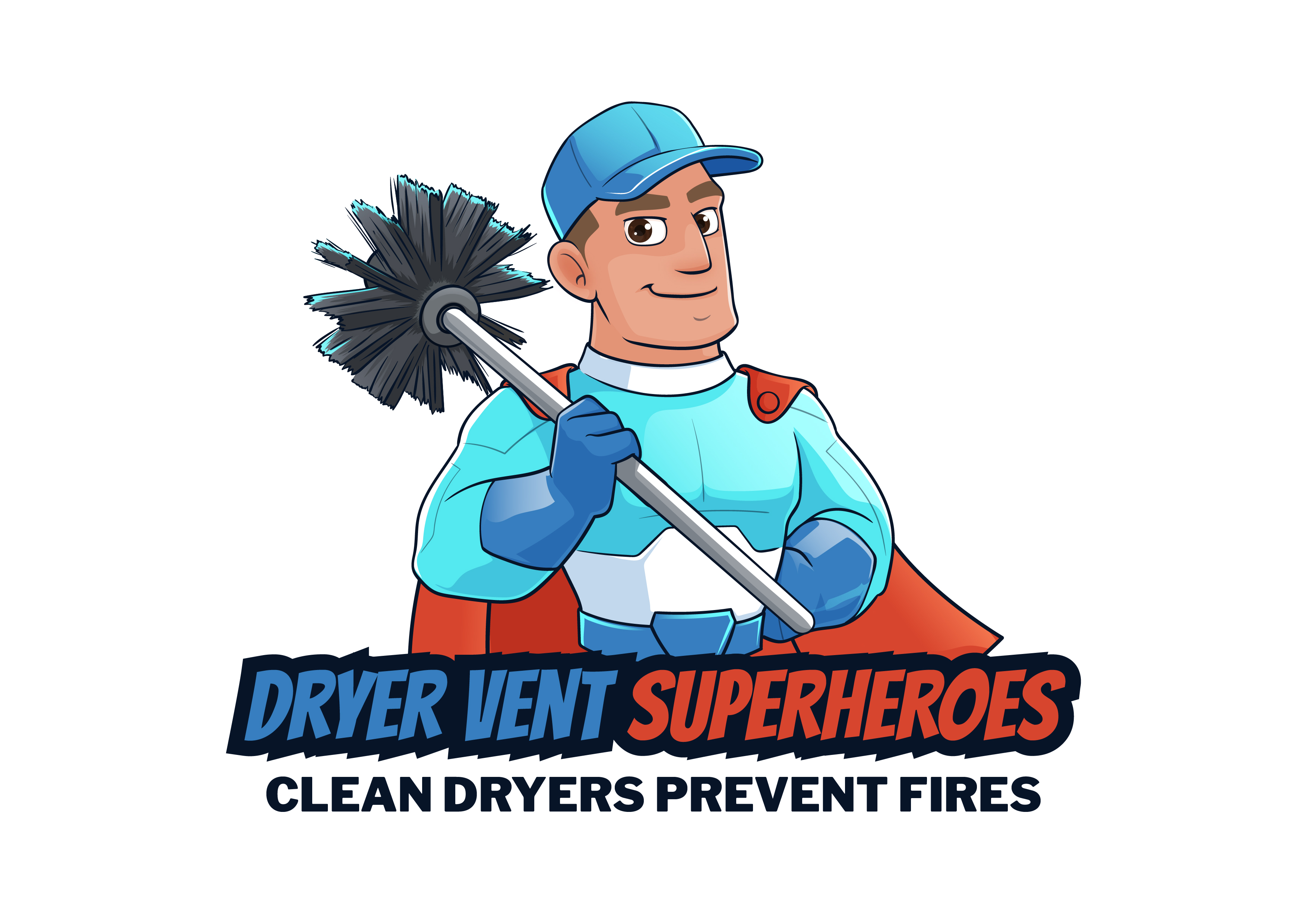 Dryer Vent Super Heroes of Palm Beach County Logo