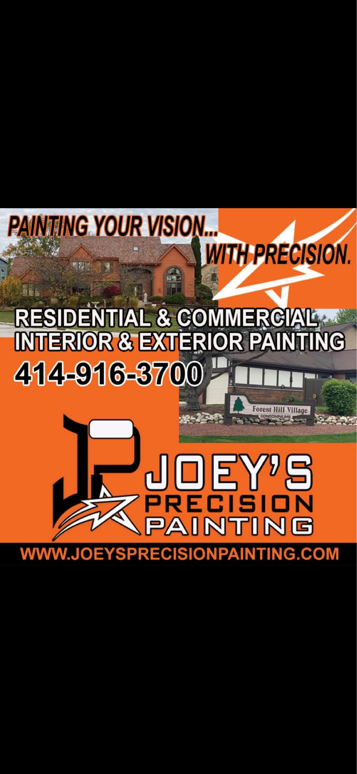 Joeys Precision Painting Logo