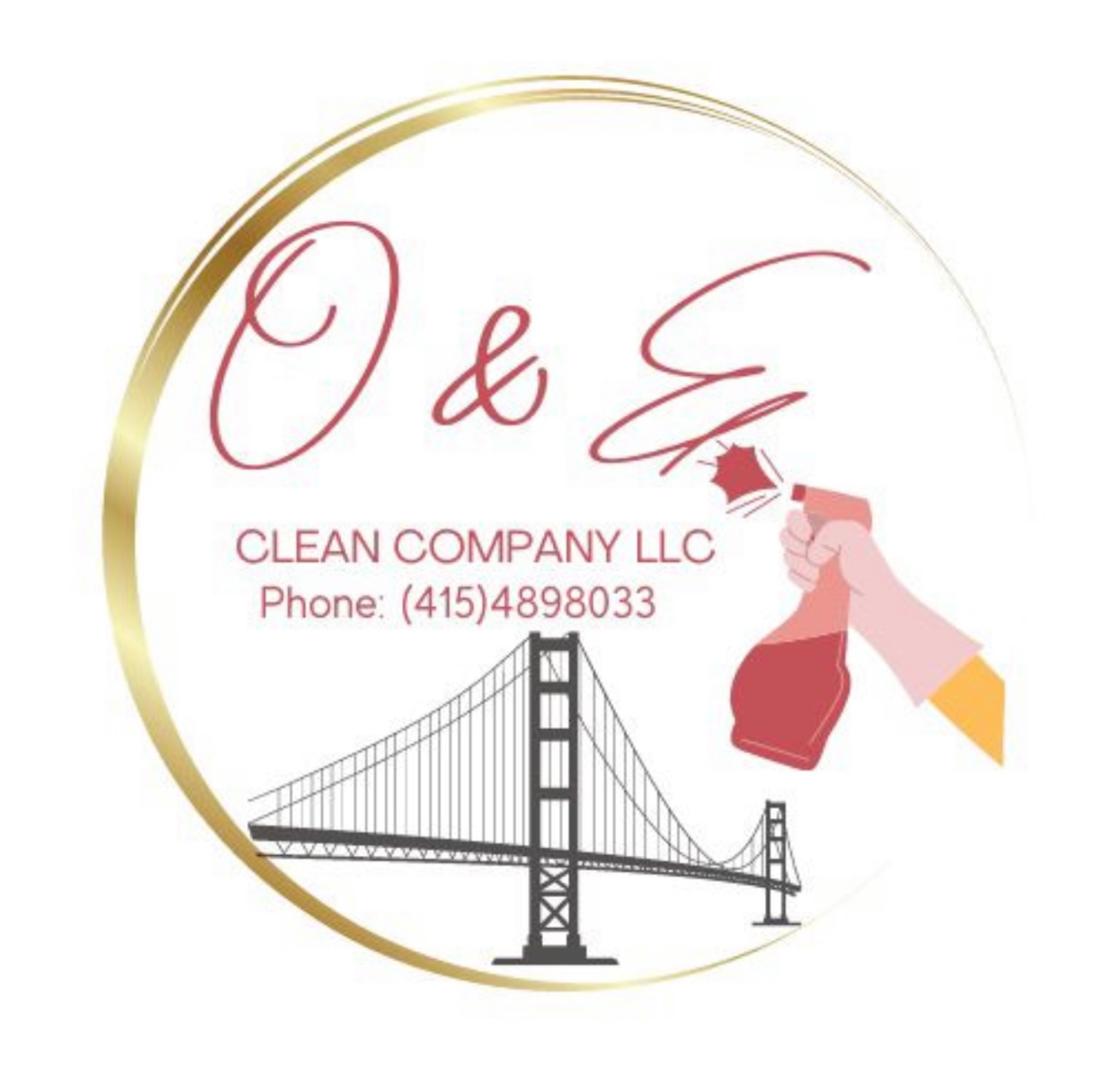 O & E Clean Company Logo