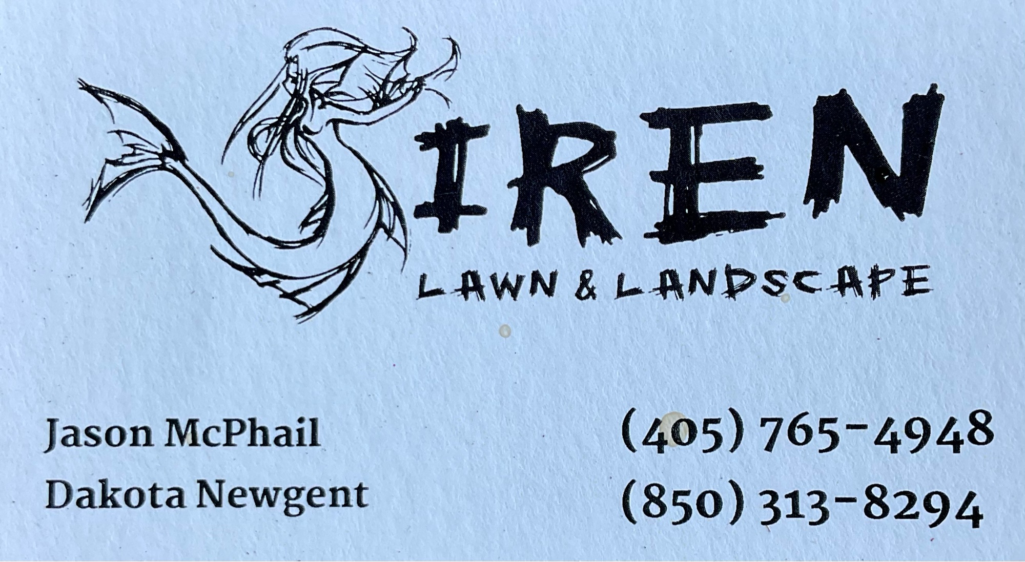 Siren Lawn & Landscape Logo