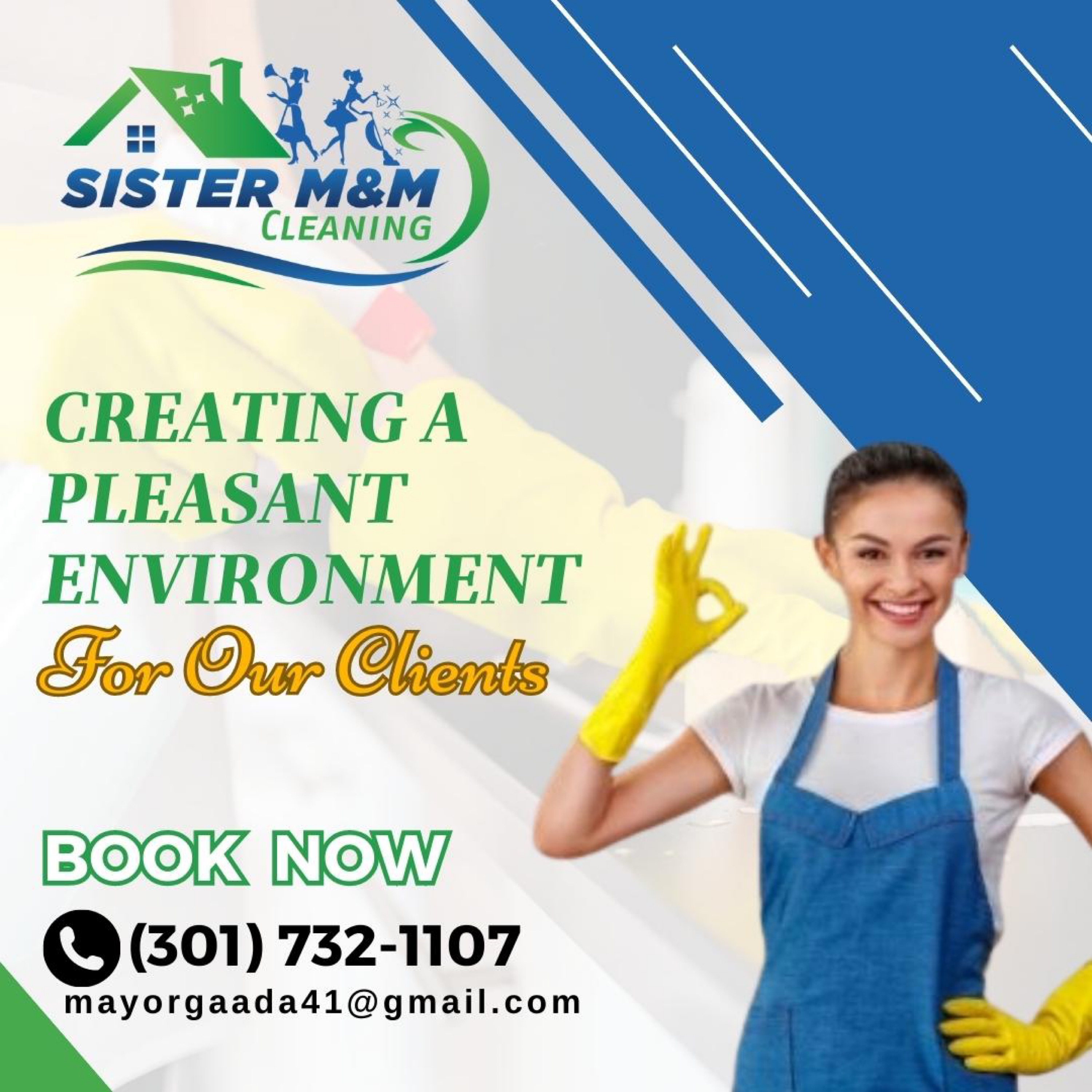 Sister M&M Cleaning Service Logo