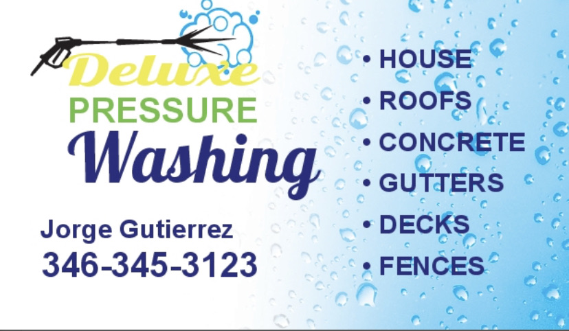 Deluxe Pressure Washing Logo