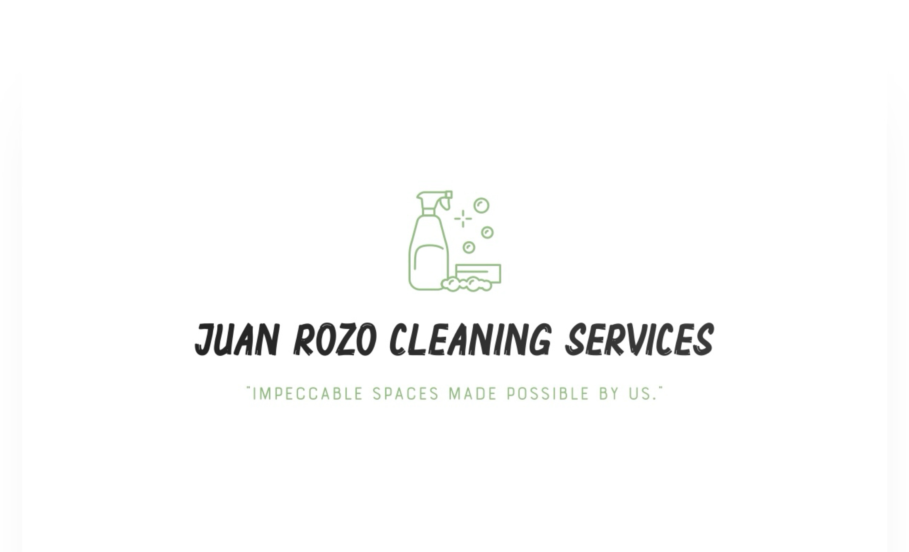 Juan Rozo's Cleaning Services Logo