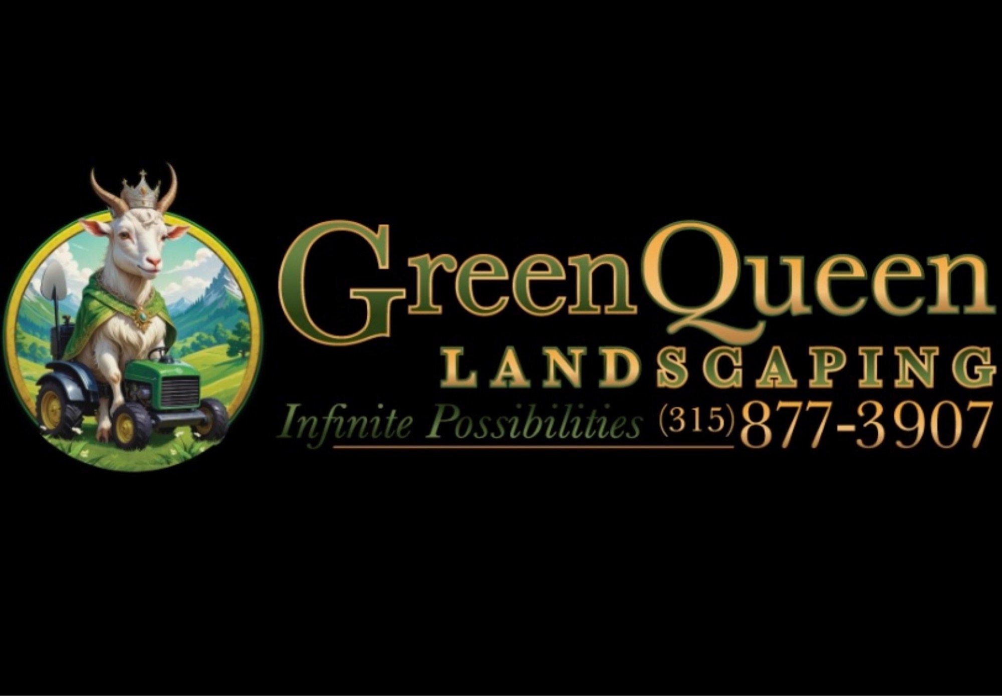 Green Queen Landscaping Logo