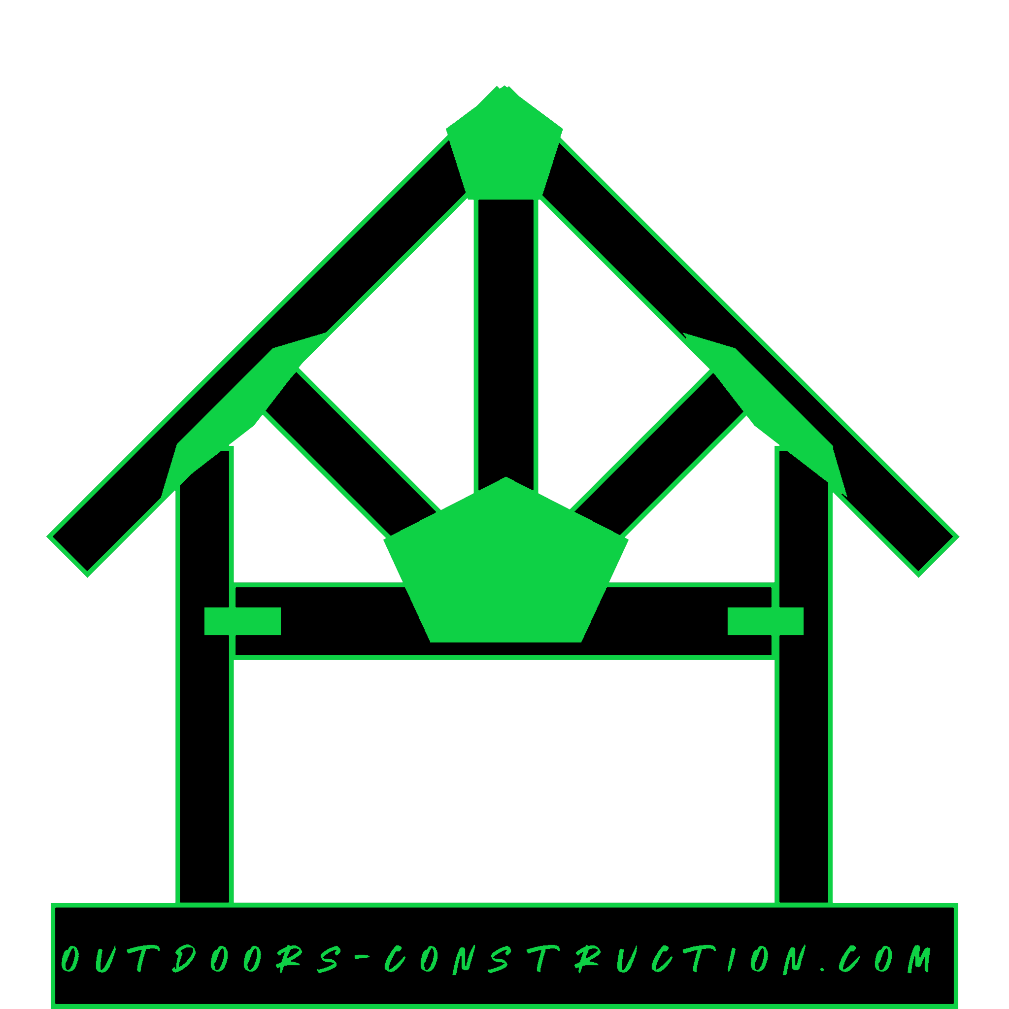 Outdoors Construction Logo