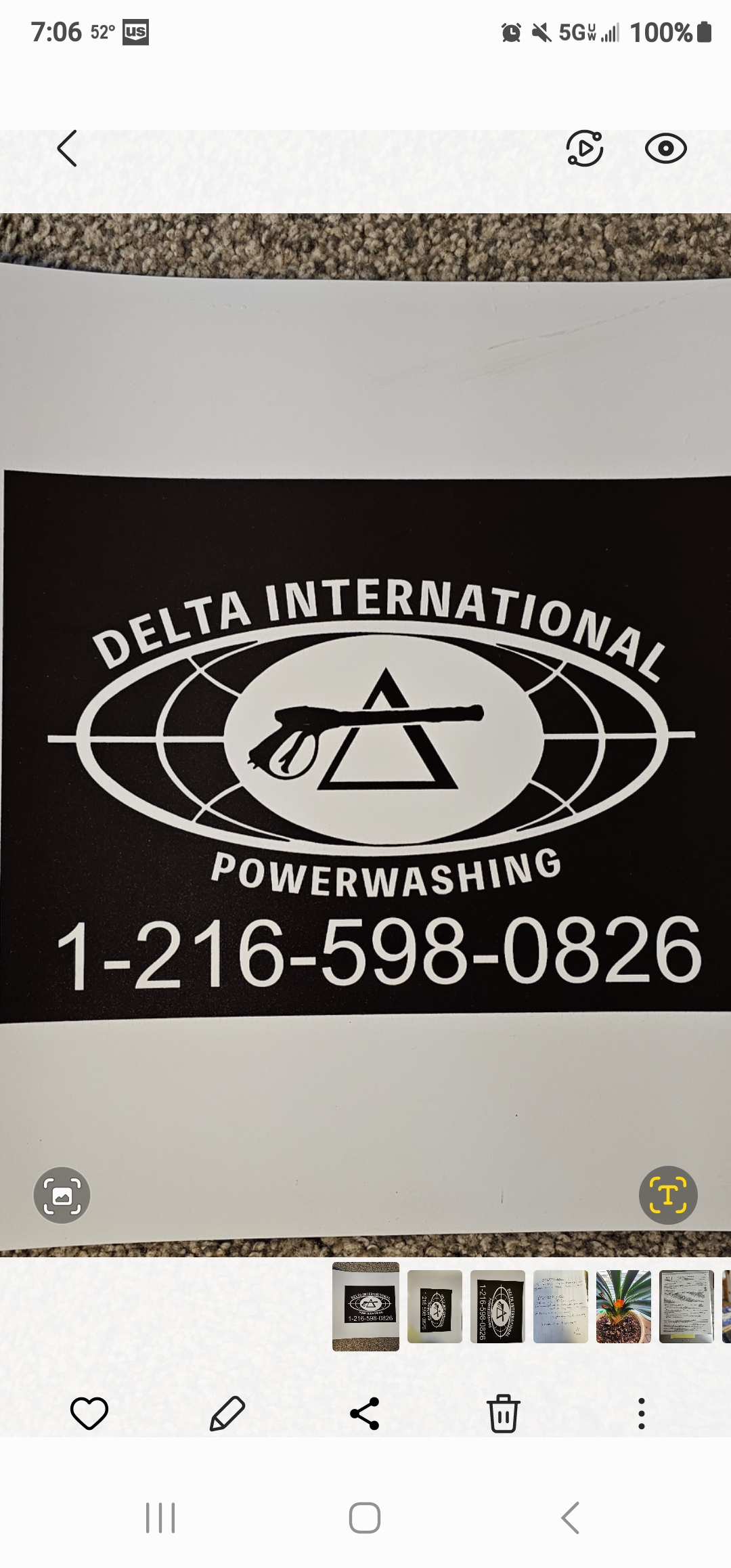 Delta International Powerwashing Logo