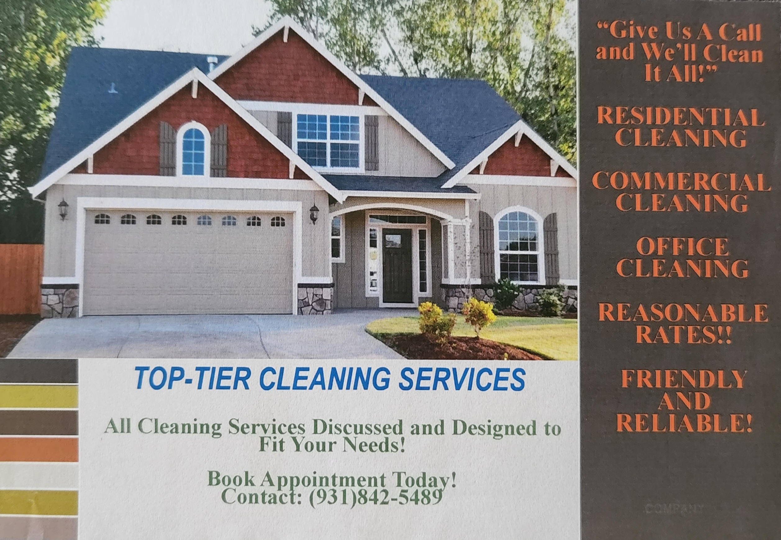 Top-Tier Cleaning Services Logo