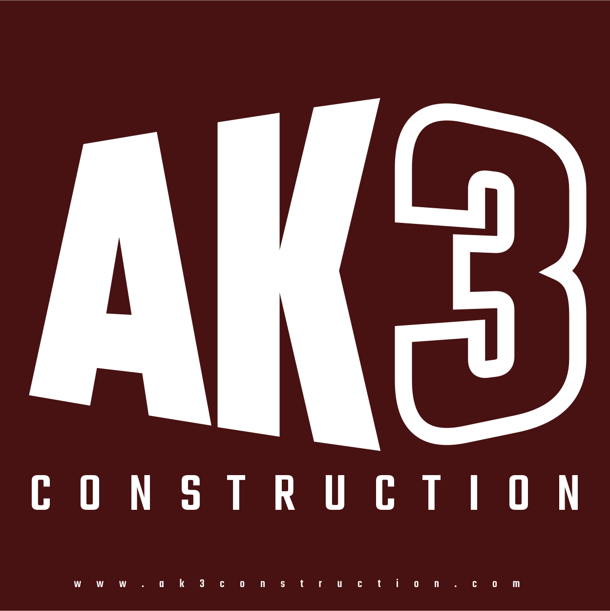 AK3 Construction Logo