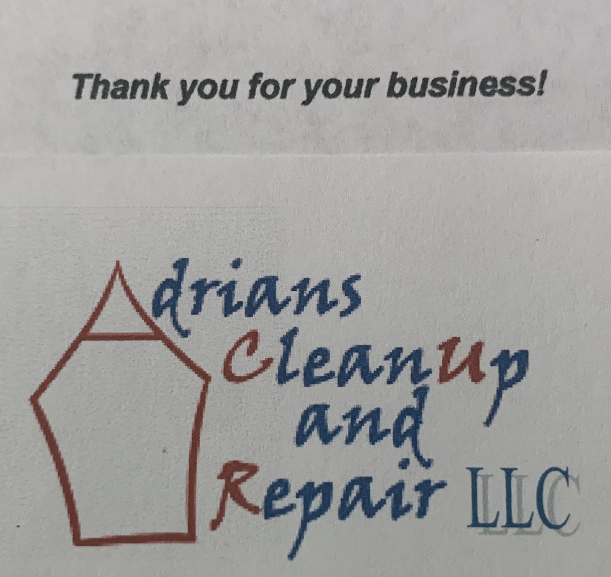 Adrians Cleanup and Repair LLC Logo