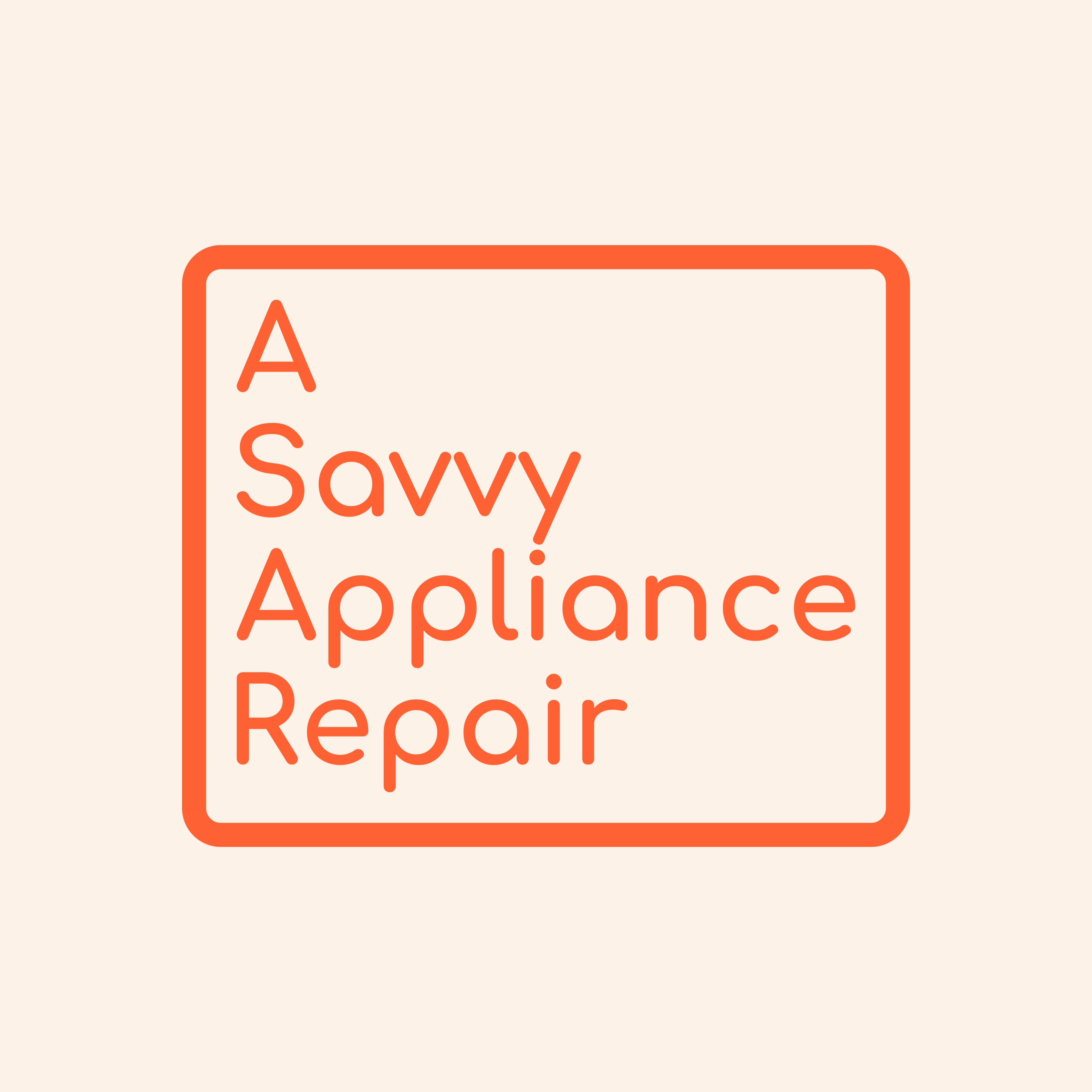 A Savvy Appliance Repair, LLC Logo