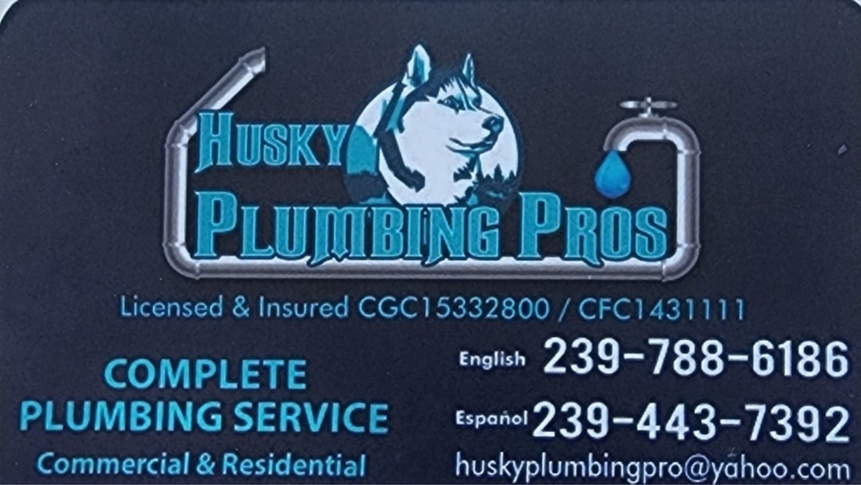 Husky Plumbing Pros Logo